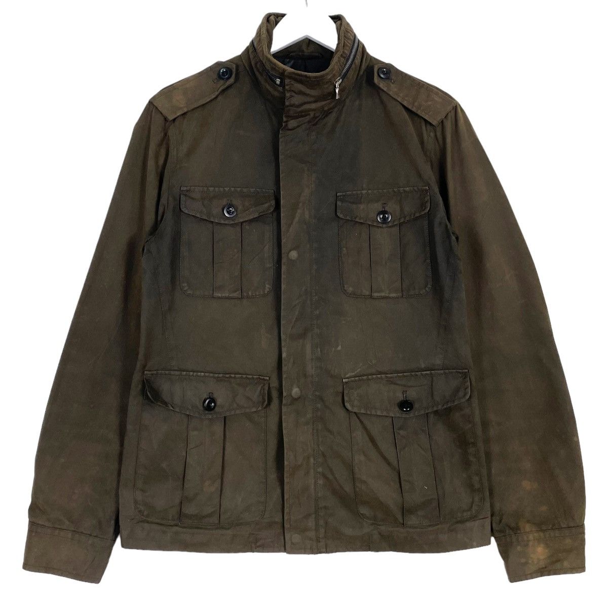 Designer × Paul Smith 💥PAUL SMITH WAXED HUNTING CHORE JACKET Size US M / EU 48-50 / 2 - 1 Thumbnail