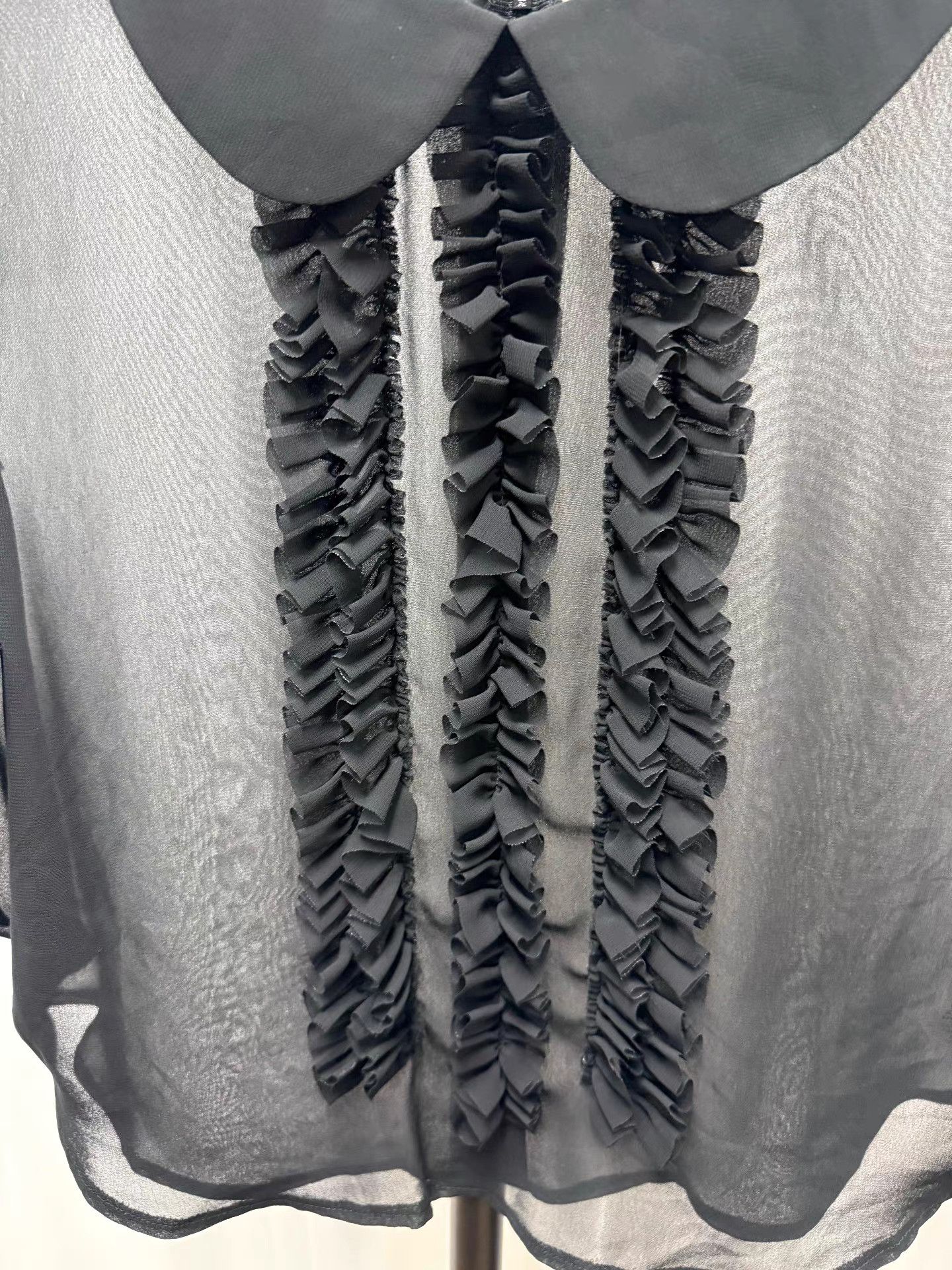 Comme des Garcons Comme des Garçons Mesh Round Neck Short Sleeve Top K20 Size S / US 4 / IT 40 - 2 Thumbnail