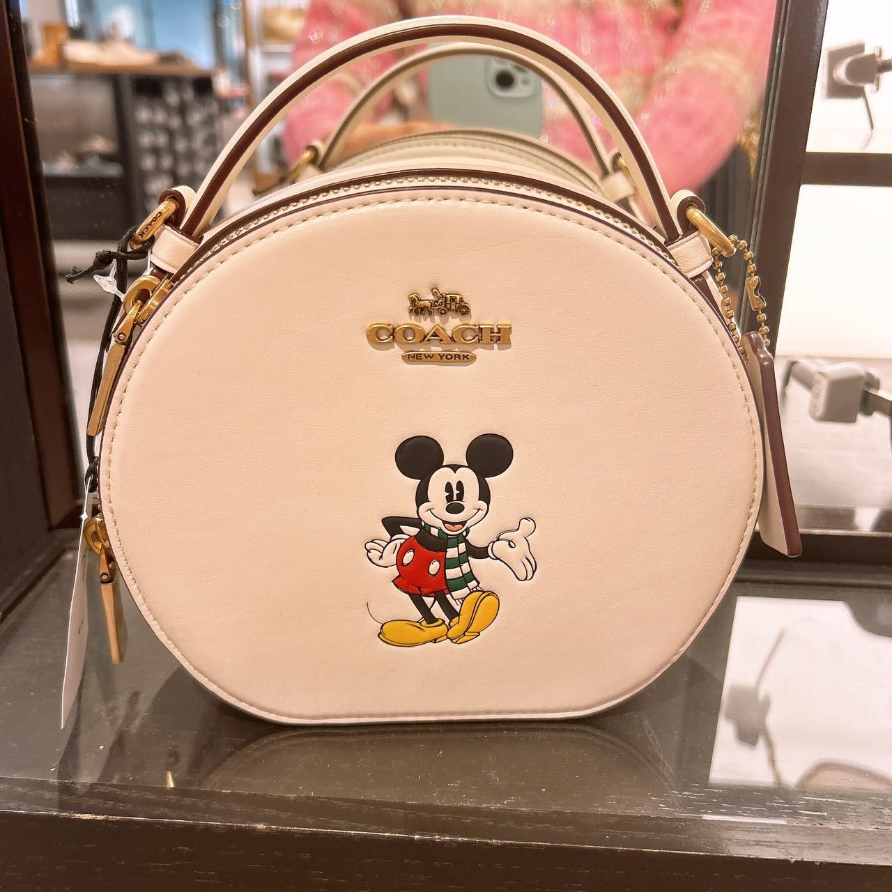 Disney X Coach Canteen Crossbody With Mickey Mouse CM856