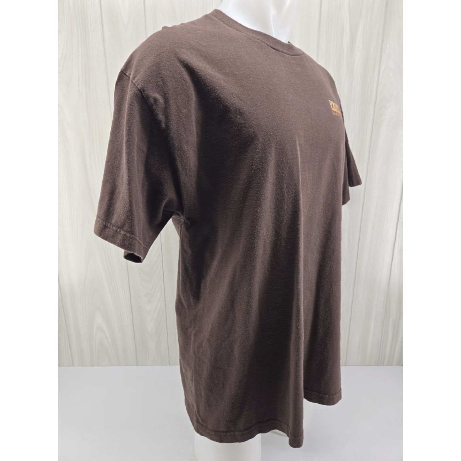 Vintage VINTAGE Primos Hunting Calls Brown T Shirt Predator XL Mens Short Sleeve Cotton Graphic Print Shirt XL Brown Predator 90s Size US XL / EU 56 / 4 - 7 Thumbnail