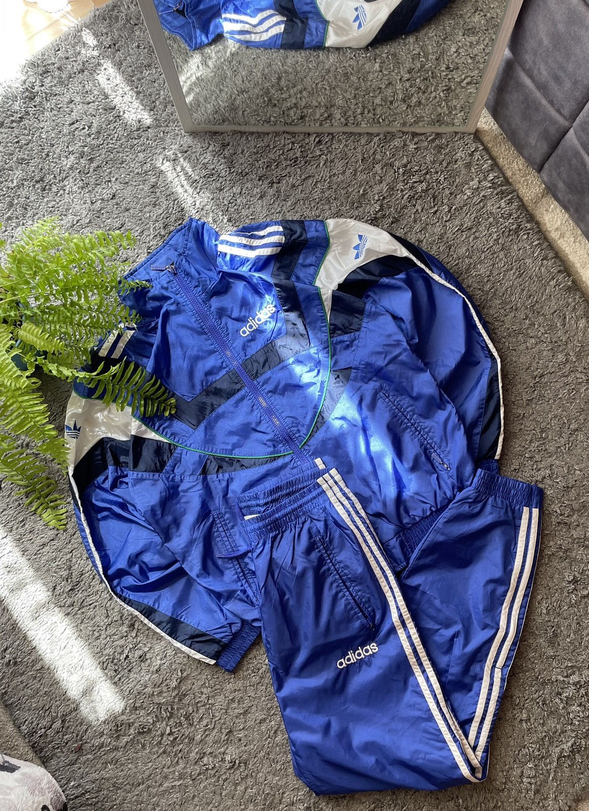 Adidas × Vintage 90s Suit Adidas Vintage Streetwear Logo Rare Oversize Size US M / EU 48-50 / 2 - 2 Thumbnail
