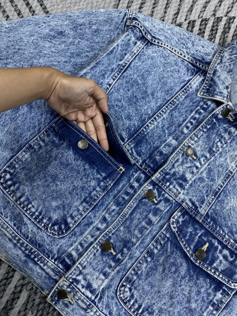 Japanese Brand Vintage Bell Scott Blue Washed Baggy Trucker Denim Jacket Size M / US 6-8 / IT 42-44 - 6 Thumbnail