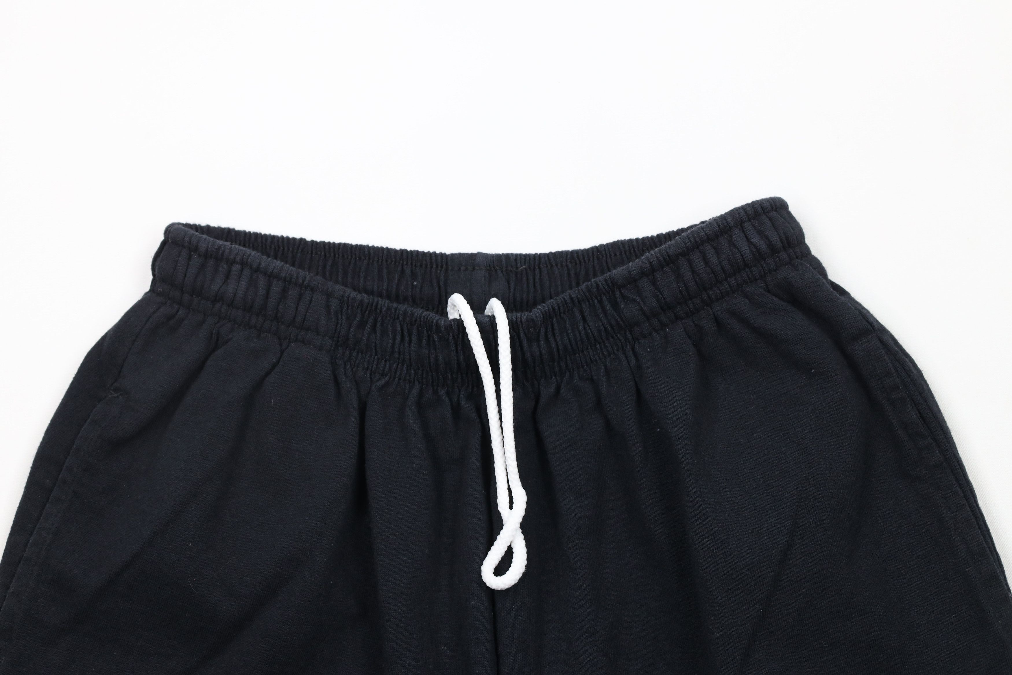 Vintage Vintage 90s Streetwear Blank Above Knee Shorts Black Cotton Size US 30 / EU 46 - 2 Thumbnail