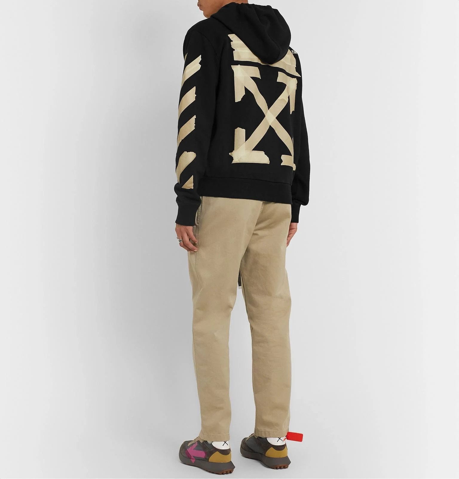 Off-White Black Tape Arrows Logo Zip Hoodie Size US XXL / EU 58 / 5 - 3 Thumbnail
