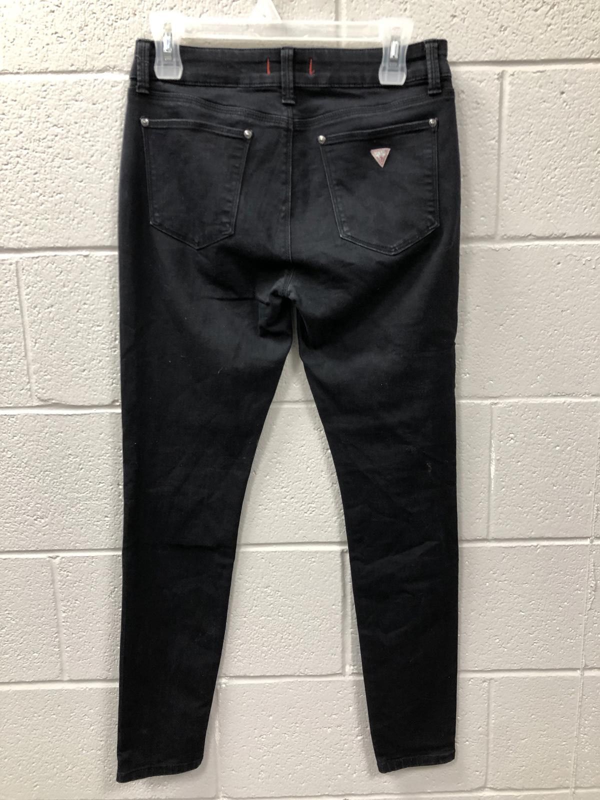 Guess Guess Women's Medium Rise Curvy Skinny Jeans - Black Size 30" / US 8 / IT 44 - 4 Thumbnail