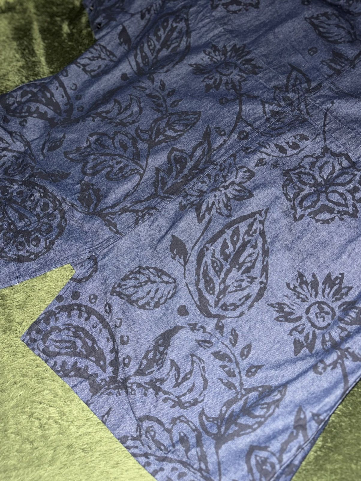 Engineered Garments [XL] Engineered Garments Highland Parka 8oz Denim Floral Size US XL / EU 56 / 4 - 11 Thumbnail