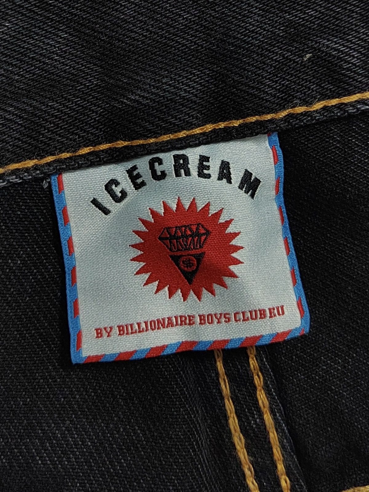 Icecream Deadstock Icecream BBC Running Dog Black Denim Shorts M 30 Size US 30 / EU 46 - 2 Thumbnail