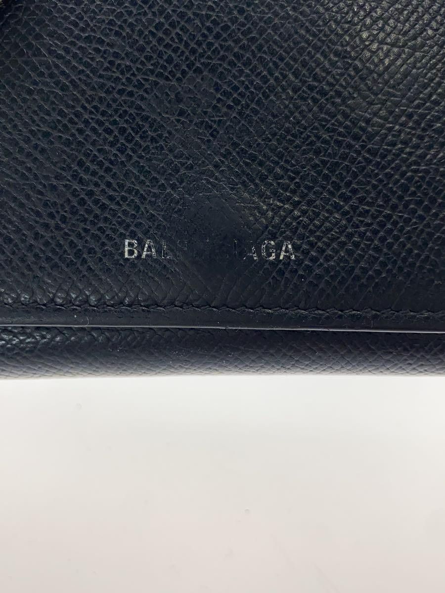 Balenciaga Balenciaga Leather Card Case Black Size ONE SIZE - 3 Thumbnail