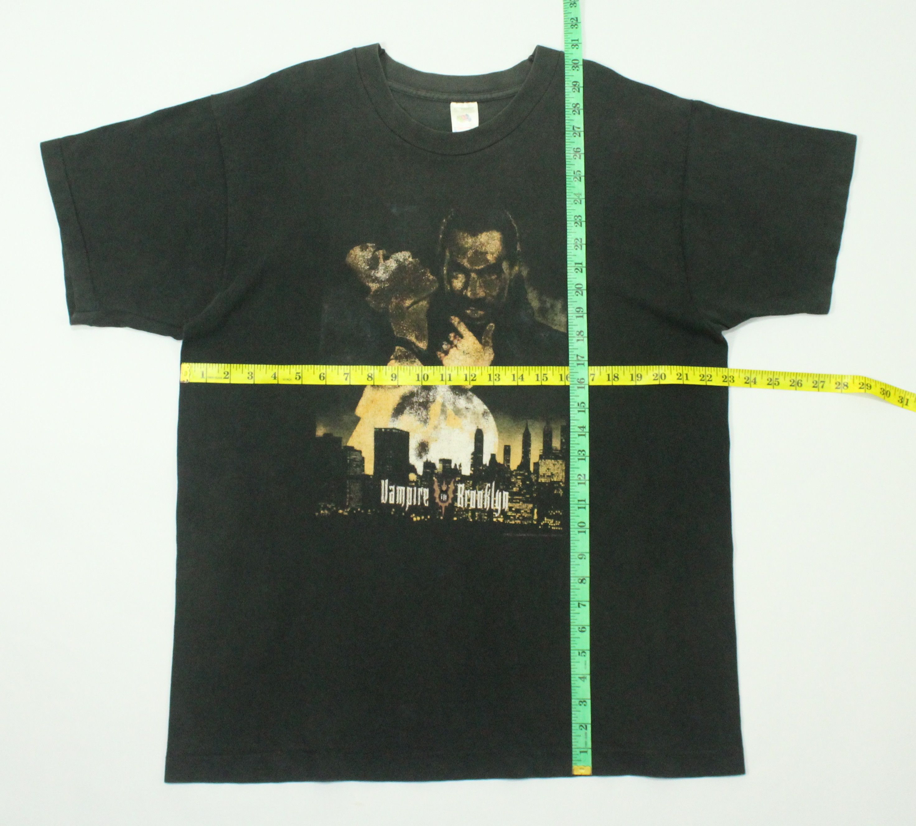 Vintage Vintage 90s Vampire In Brooklyn T Shirt Faded Black Size US XL / EU 56 / 4 - 12 Thumbnail