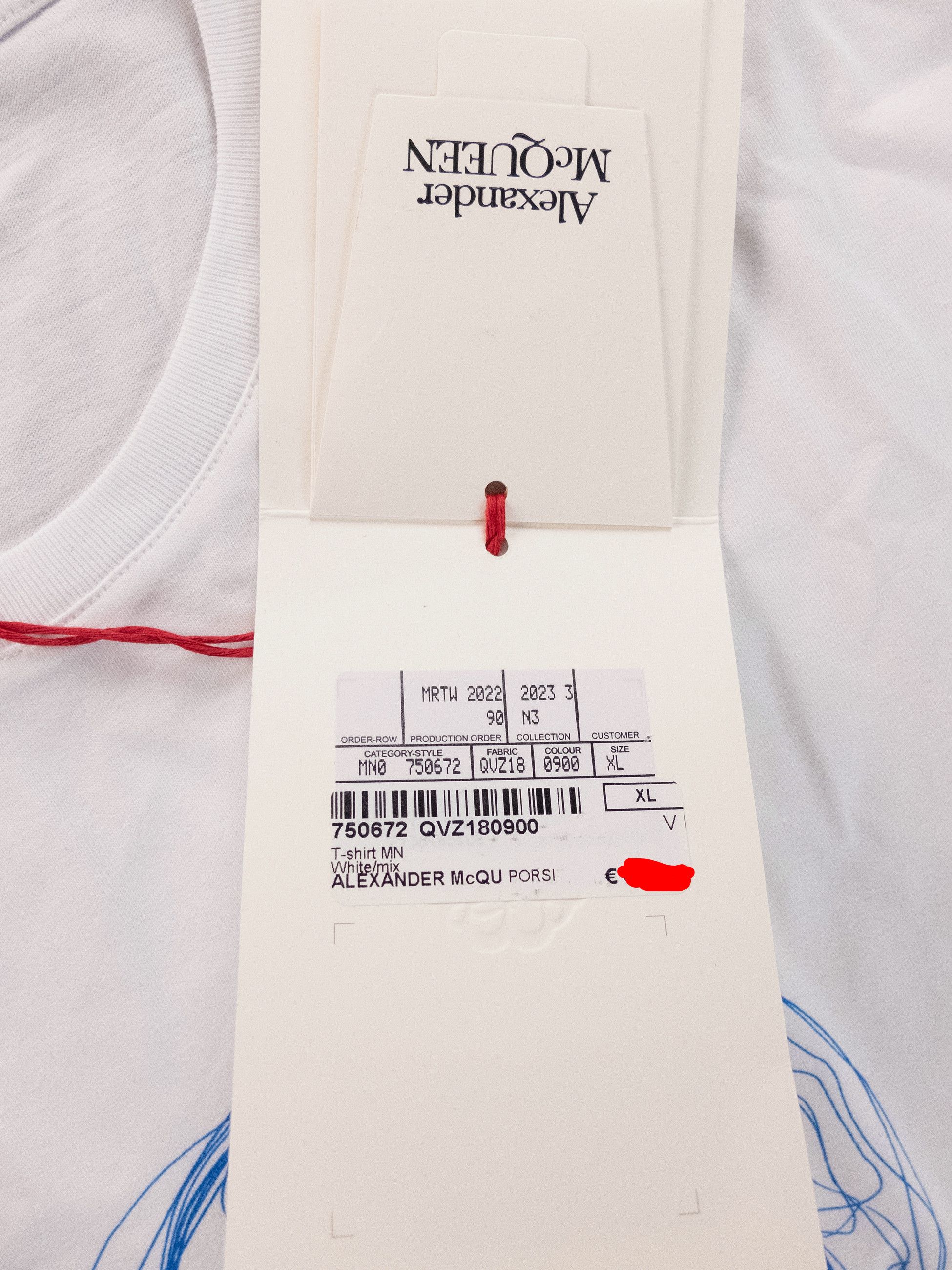 Alexander McQueen ALEXANDER MCQUEEN white regular fit Skull t-shirt XL q Size US XL / EU 56 / 4 - 5 Thumbnail