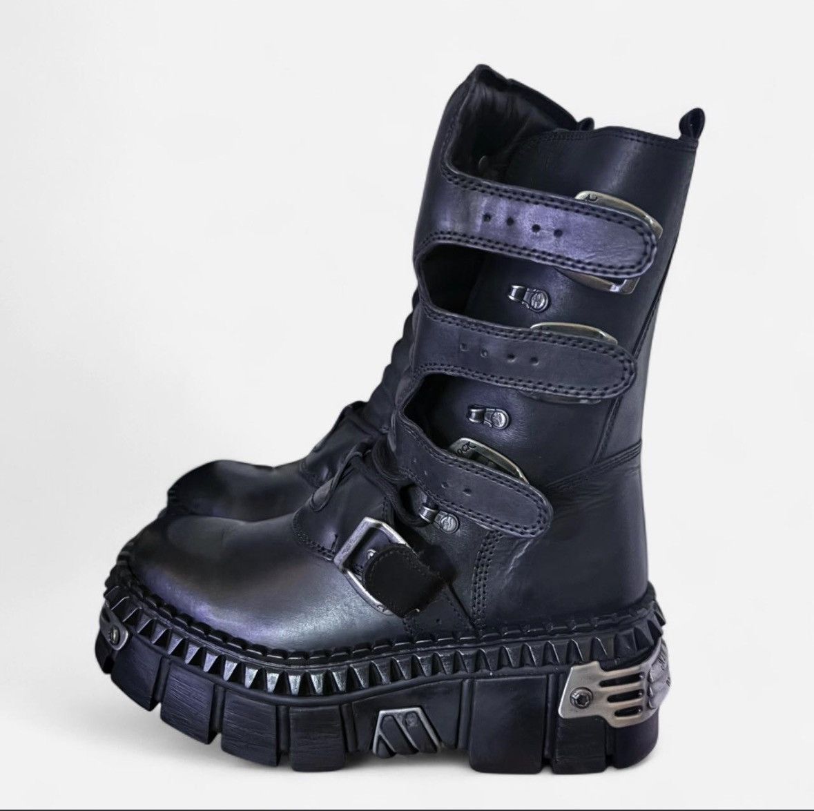 New Rock New Rock Reactor High Boots Size US 9 / EU 42 - 3 Thumbnail