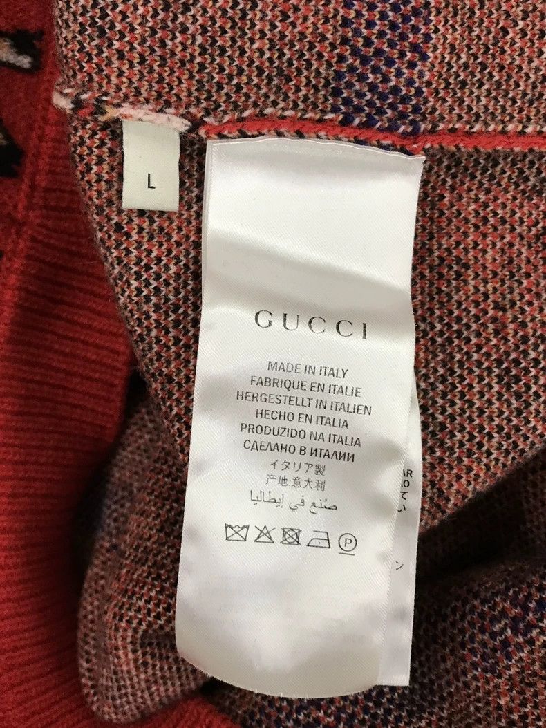 Gucci Gucci Dancing Piglet Wool Cardigan Coat Size L / US 10 / IT 46 - 5 Thumbnail