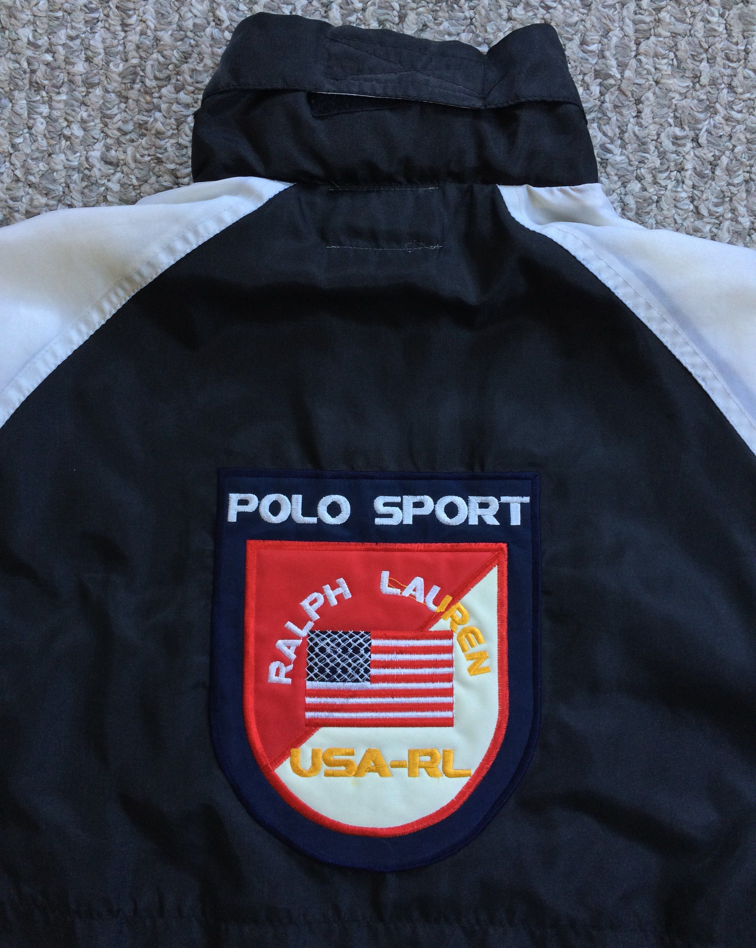 Polo Ralph Lauren Vintage 90s Ralph Lauren Polo Sport USA Patch Jacket Size US L / EU 52-54 / 3 - 2 Thumbnail