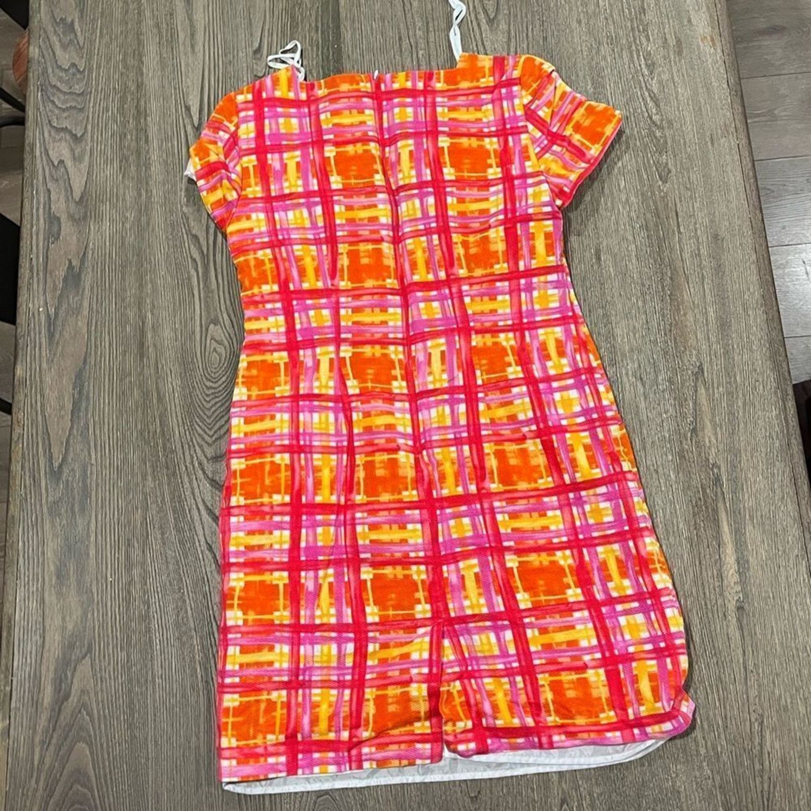 Vintage Jessica Howard Womens Shift Dress Knee Length Cap Sleeve 12 Size XL / US 12-14 / IT 48-50 - 6 Thumbnail