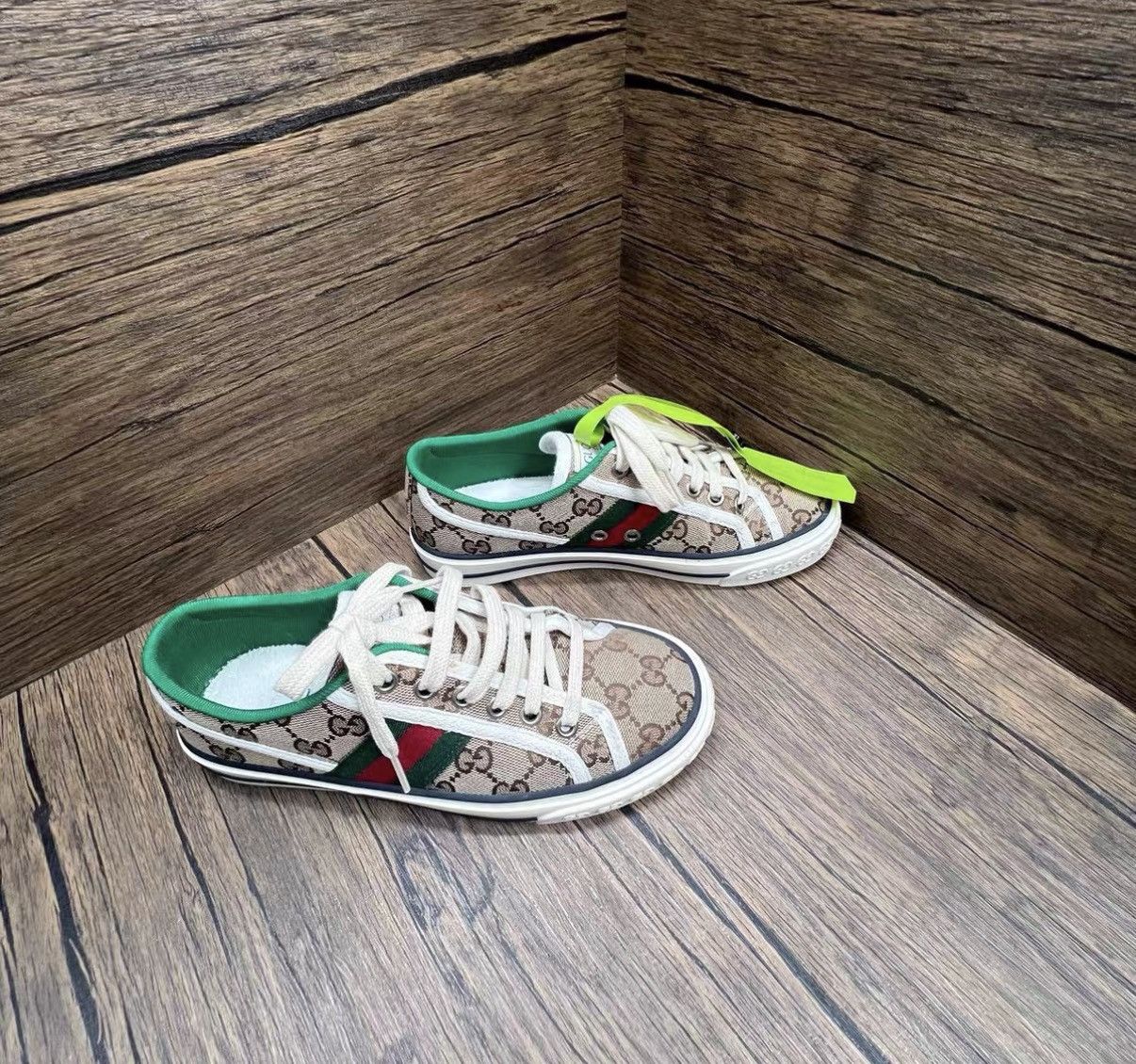 Gucci Gucci 1977 Canvas Sneakers J41 Size US 5 / IT 35 - 3 Thumbnail