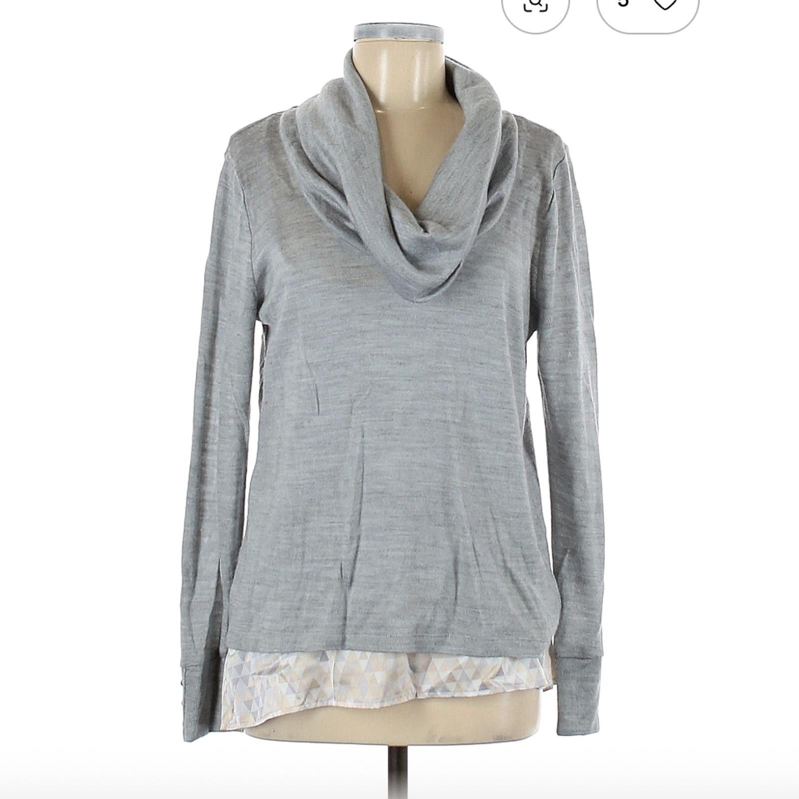 Other White House Black Market Gray Pullover Sweater Size M Size M / US 6-8 / IT 42-44 - 1 Thumbnail