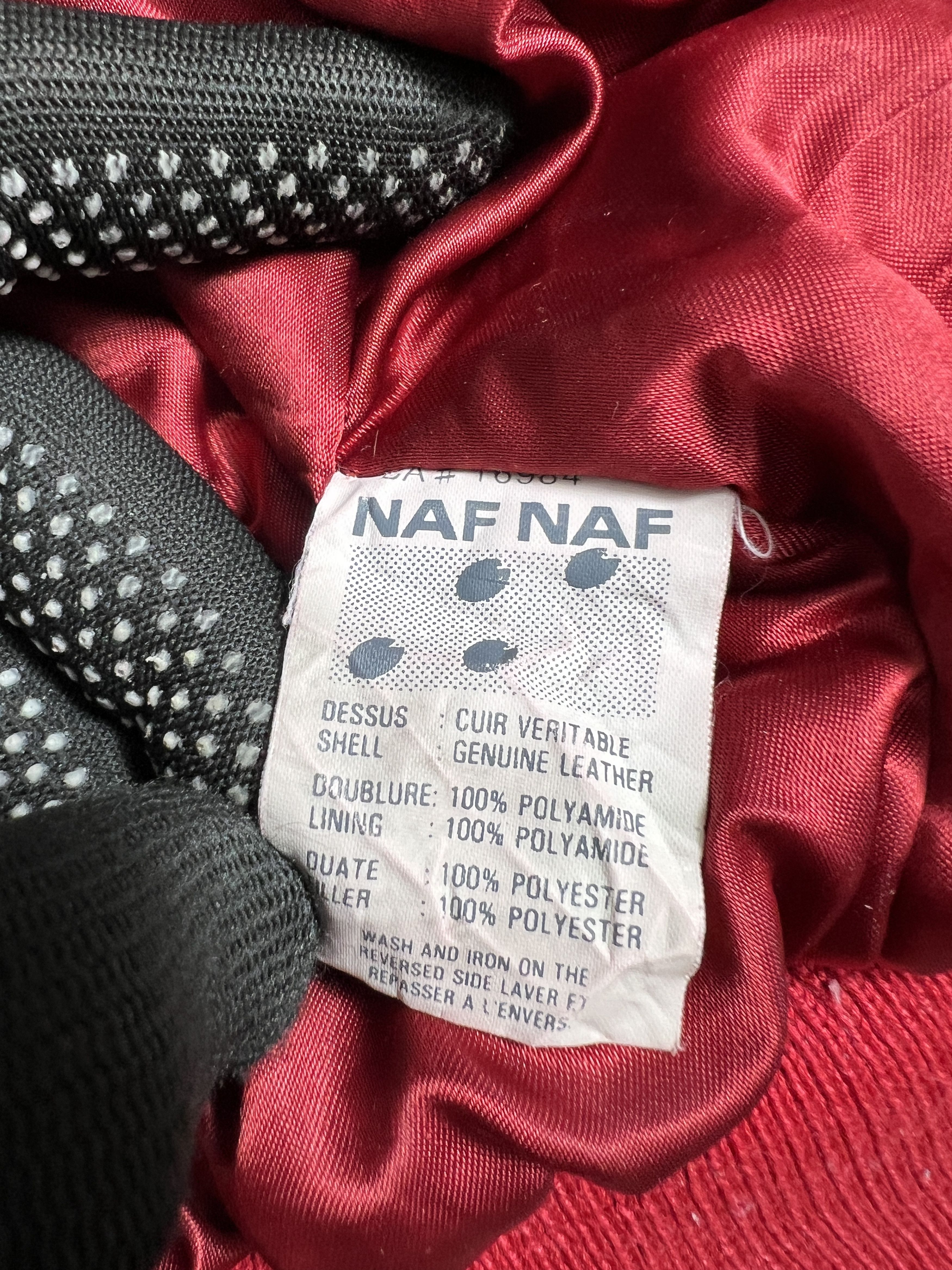 Japanese Brand Vintage NAF NAF Suede Leather Bomber Jacket (M) JKA350 Size US M / EU 48-50 / 2 - 10 Thumbnail