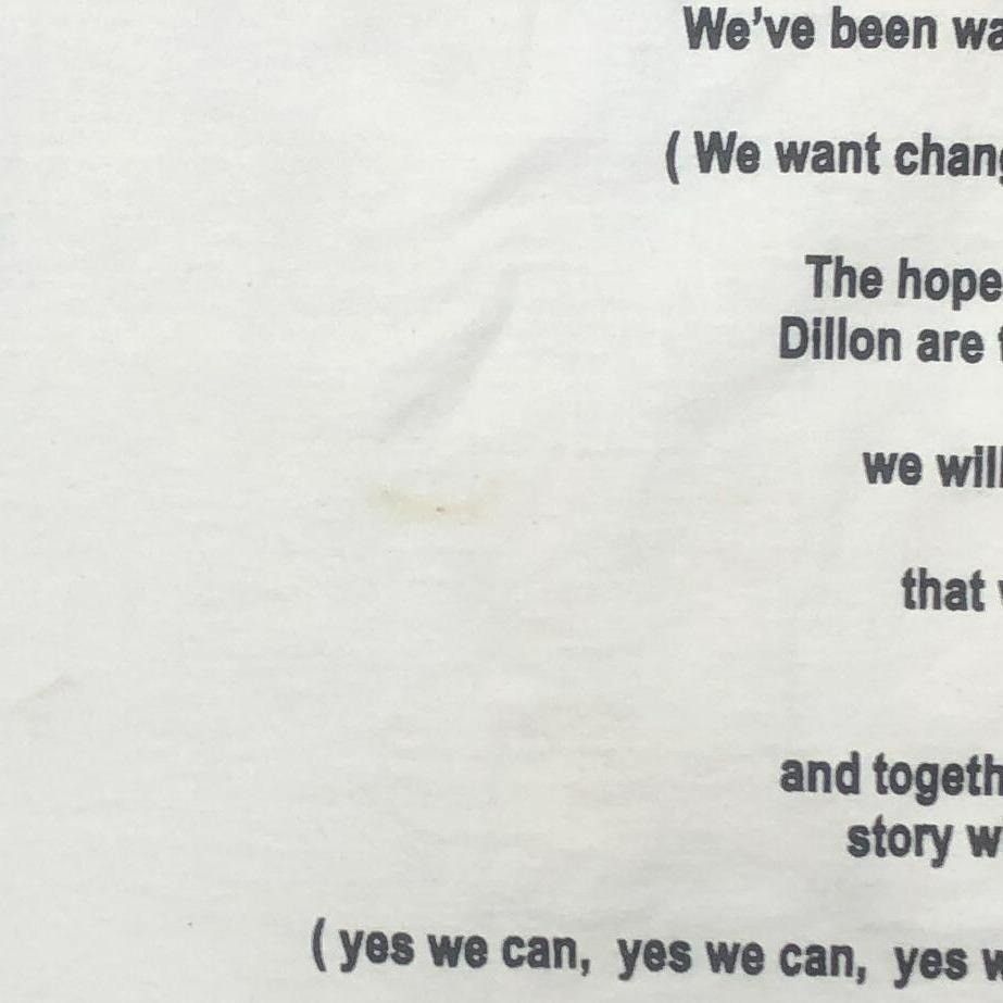 Vintage Slam Jeans Obama Yes We Can White T-Shirt - Size 2XL Size US XXL / EU 58 / 5 - 9 Thumbnail