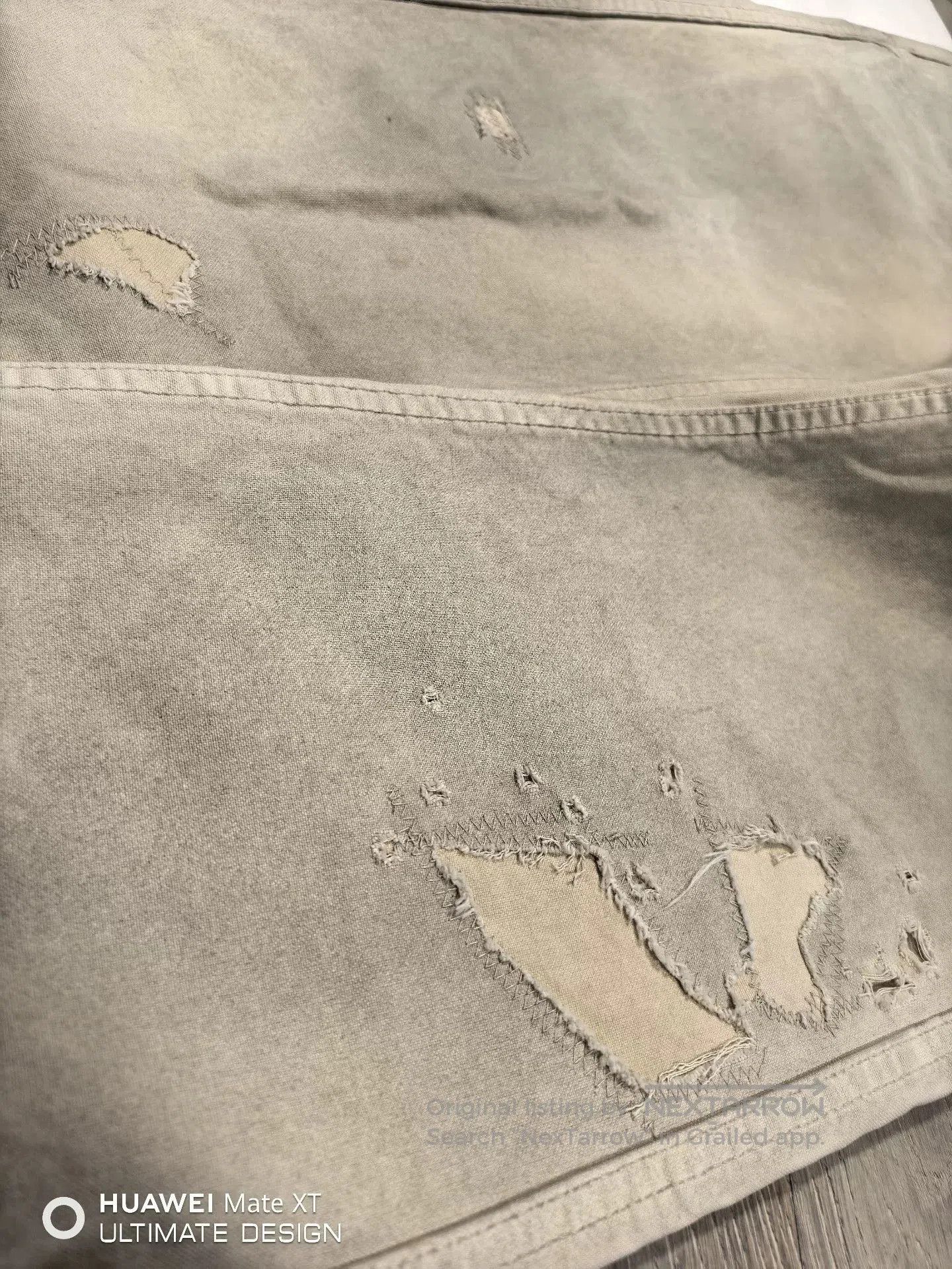 Visvim visvim gifford pants in beige with distressing. Size US 30 / EU 46 - 2 Thumbnail