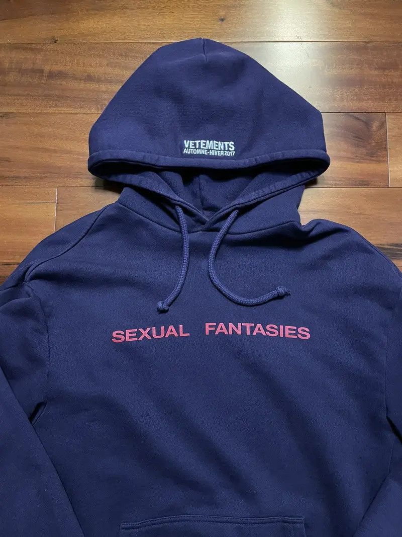 Vetements Vetements sexual fantasies hoodie Size US XS / EU 42 / 0 - 2 Thumbnail