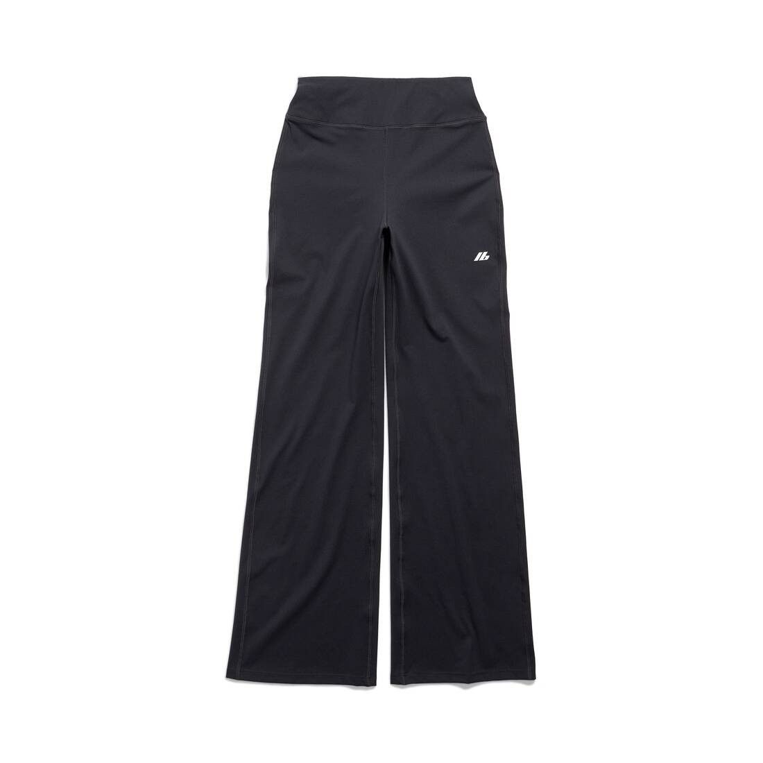 Balenciaga o1bcso1str0426 Activewear Flared Slim Pants in Black Size 27" / US 4 / IT 40 - 1 Thumbnail