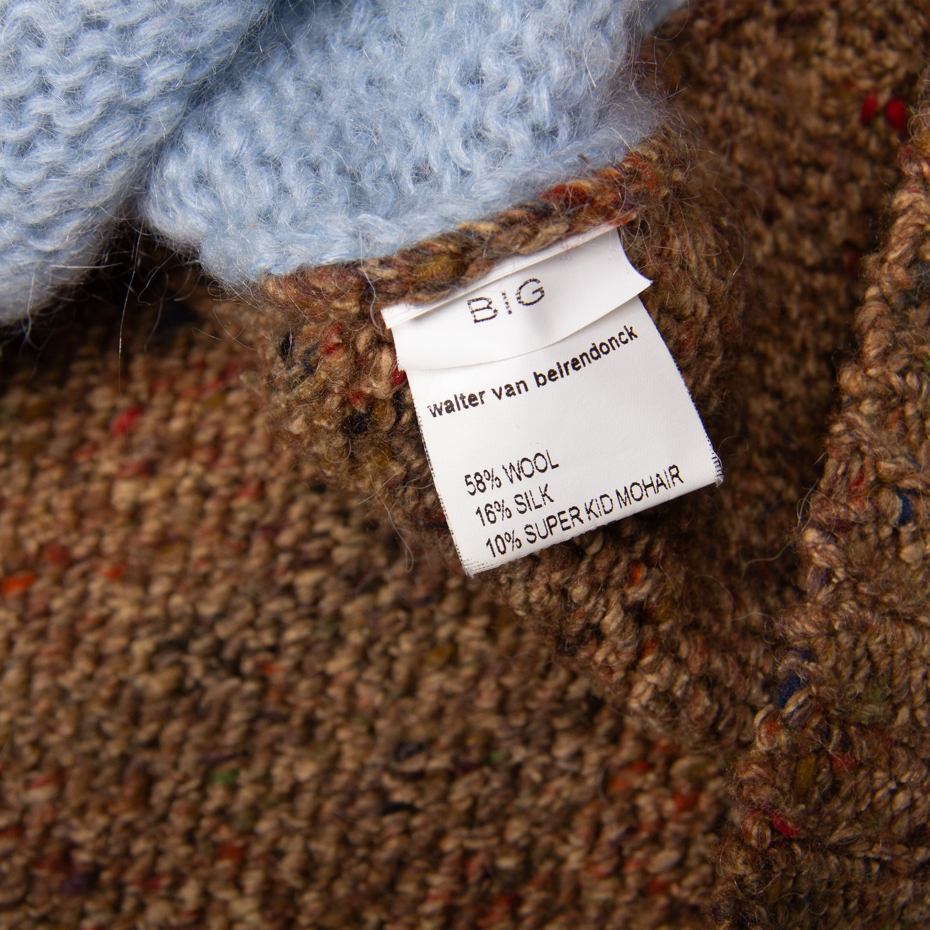 Walter Van Beirendonck WALTER VAN BEIRENDONCK KNIT FACE SWEATER Size US XL / EU 56 / 4 - 5 Thumbnail