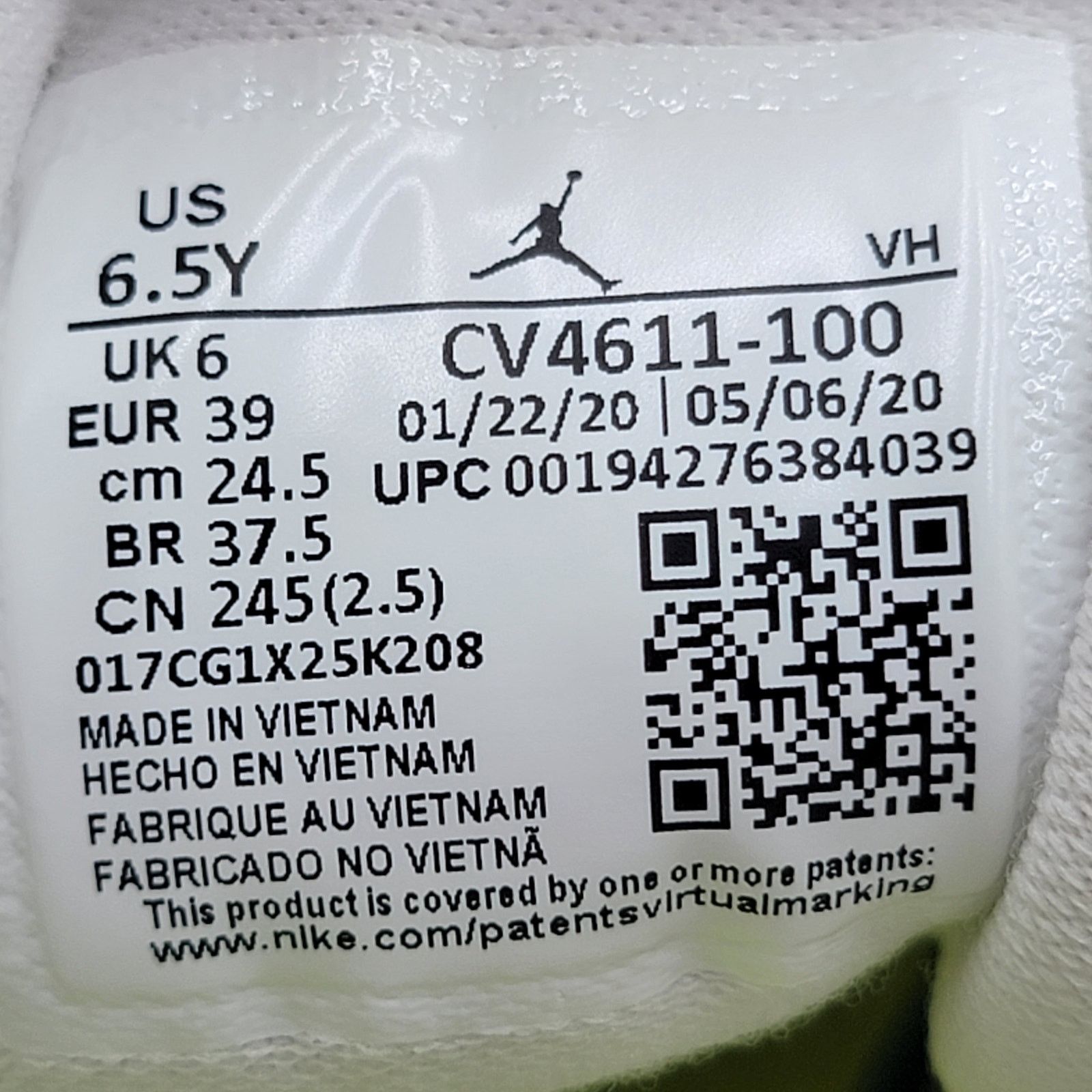 Nike Nike Air Jordan 1 Mid SE GS 'Edge Glow' Sz 6.5Y/8W CV4611100 Size US 8 / IT 38 - 8 Thumbnail