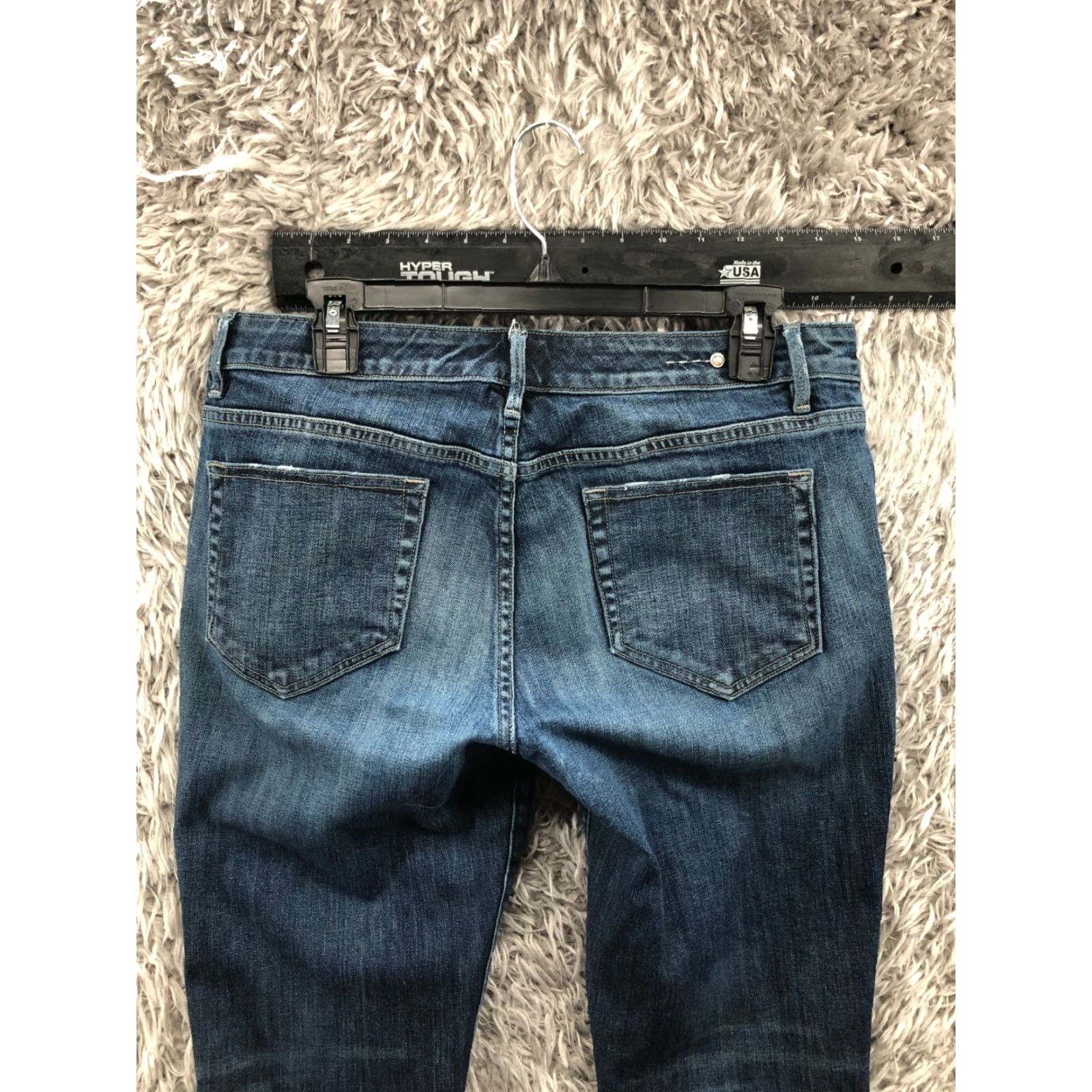 Vintage Eastern Sewn Skinny Jeans Womens Size 30 Medium Wash Blue FLAW Size 30" / US 8 / IT 44 - 6 Thumbnail