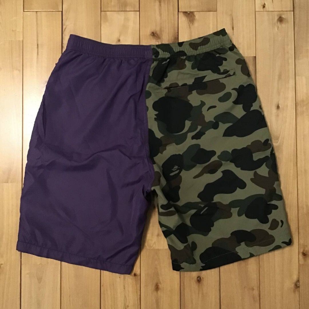 Bape BAPE Shark Beach Shorts 1st Camo Green x Purple ★size L Size US 34 / EU 50 - 3 Thumbnail