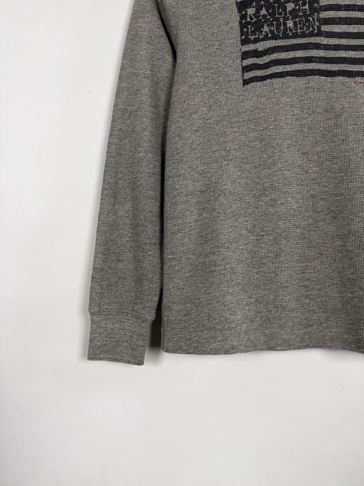 Polo Ralph Lauren Polo Ralph Lauren Hoodie Big USA Flag Logo Gray Hoody XS Size US XS / EU 42 / 0 - 4 Thumbnail