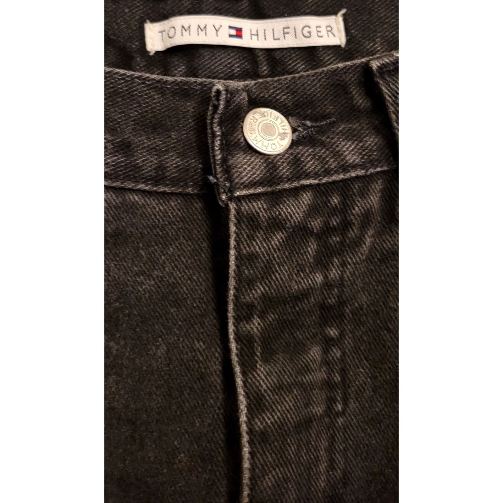 Tommy Hilfiger VINTAGE Tommy Hilfiger Womens Jeans Size 6 Inseam 33 Black Jeans Womens 6 33 Inseam Tommy Hilfiger Regular Straight Size 28" / US 6 / IT 42 - 2 Thumbnail