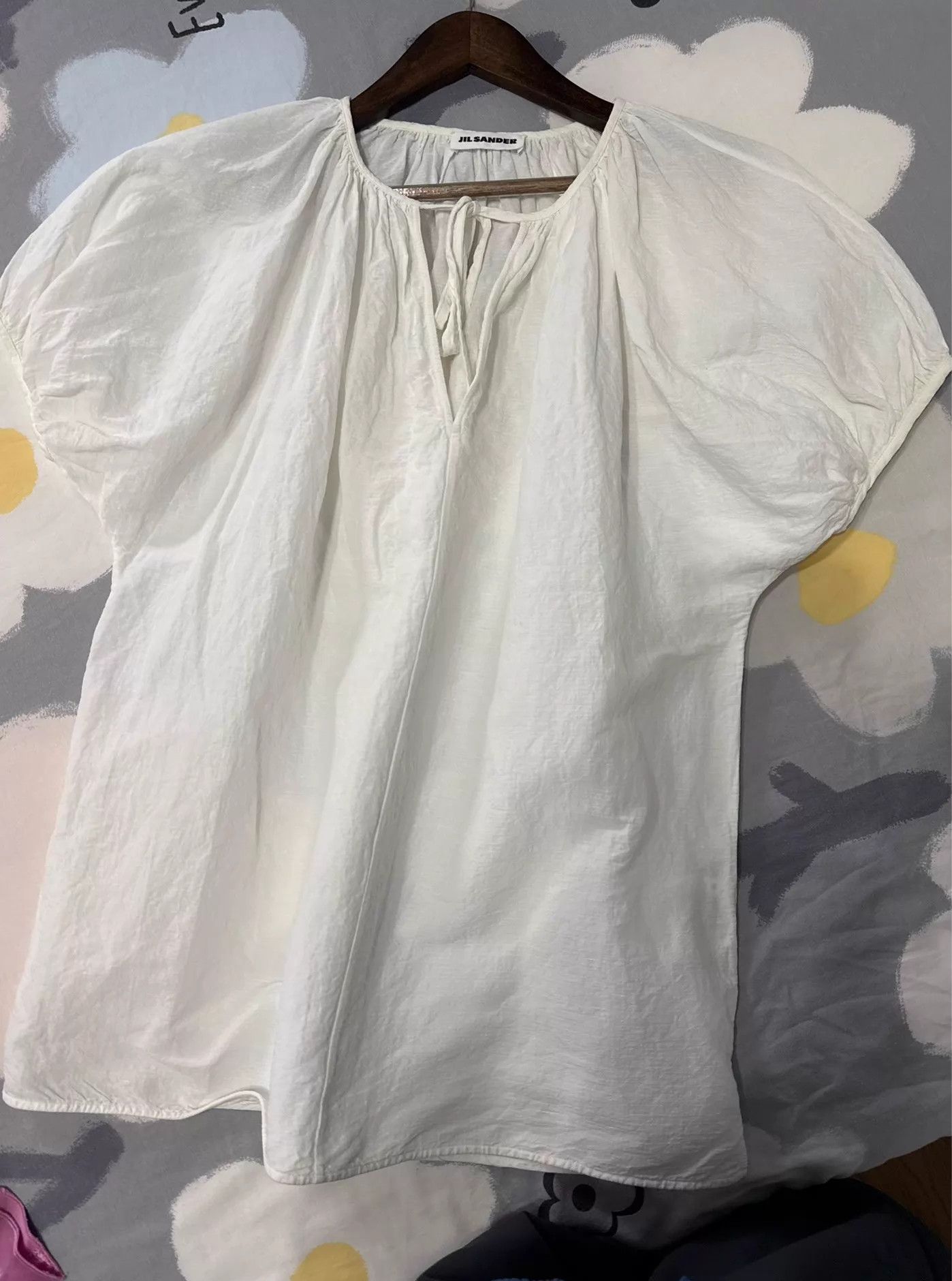 Jil Sander Jil Sander Linen-Cotton Short Top 9/10 Cute & Versatile Size XS / US 0-2 / IT 36-38 - 3 Thumbnail