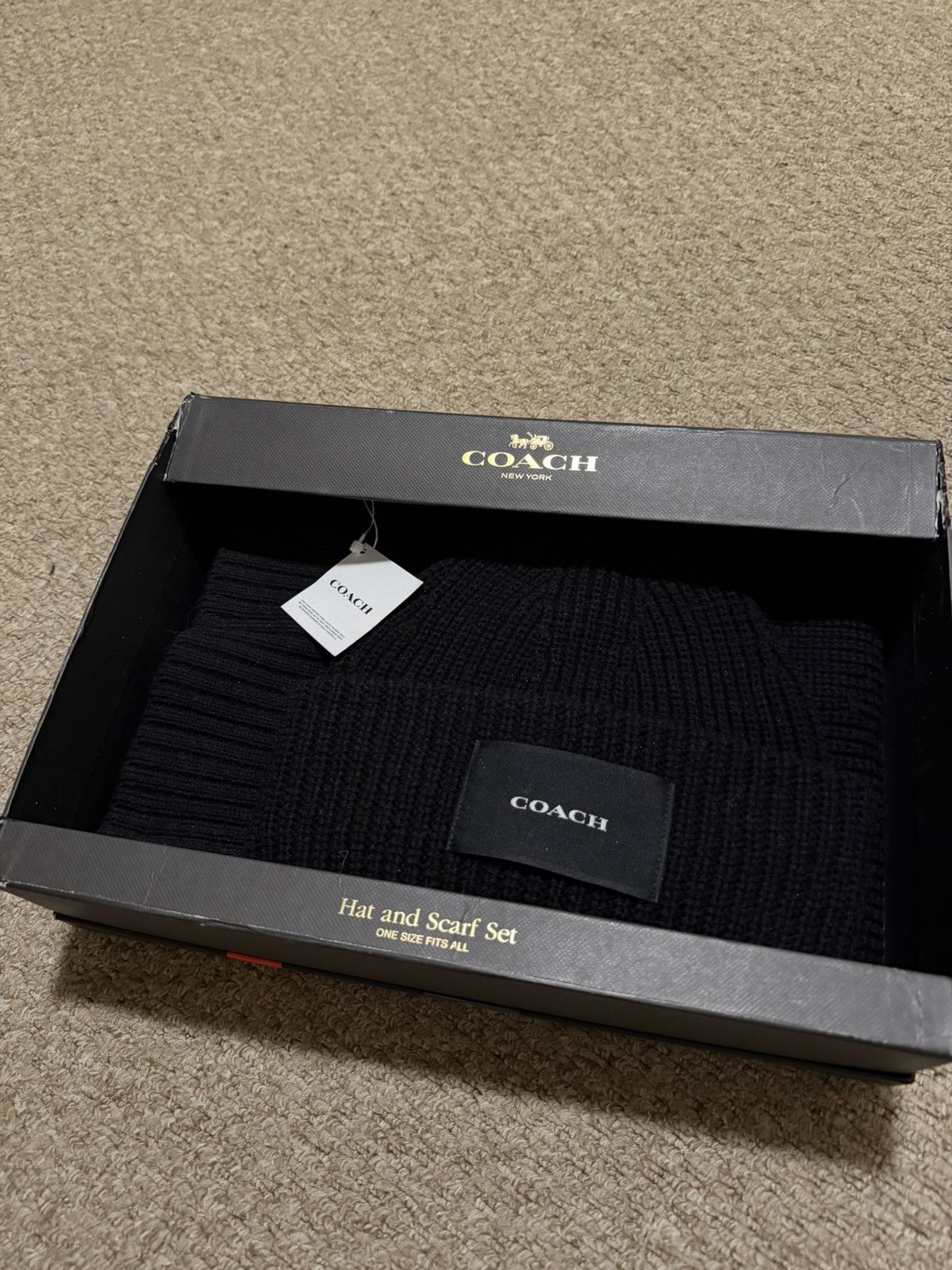 Coach COACH Hat and Scarf Set Size ONE SIZE - 1 Thumbnail
