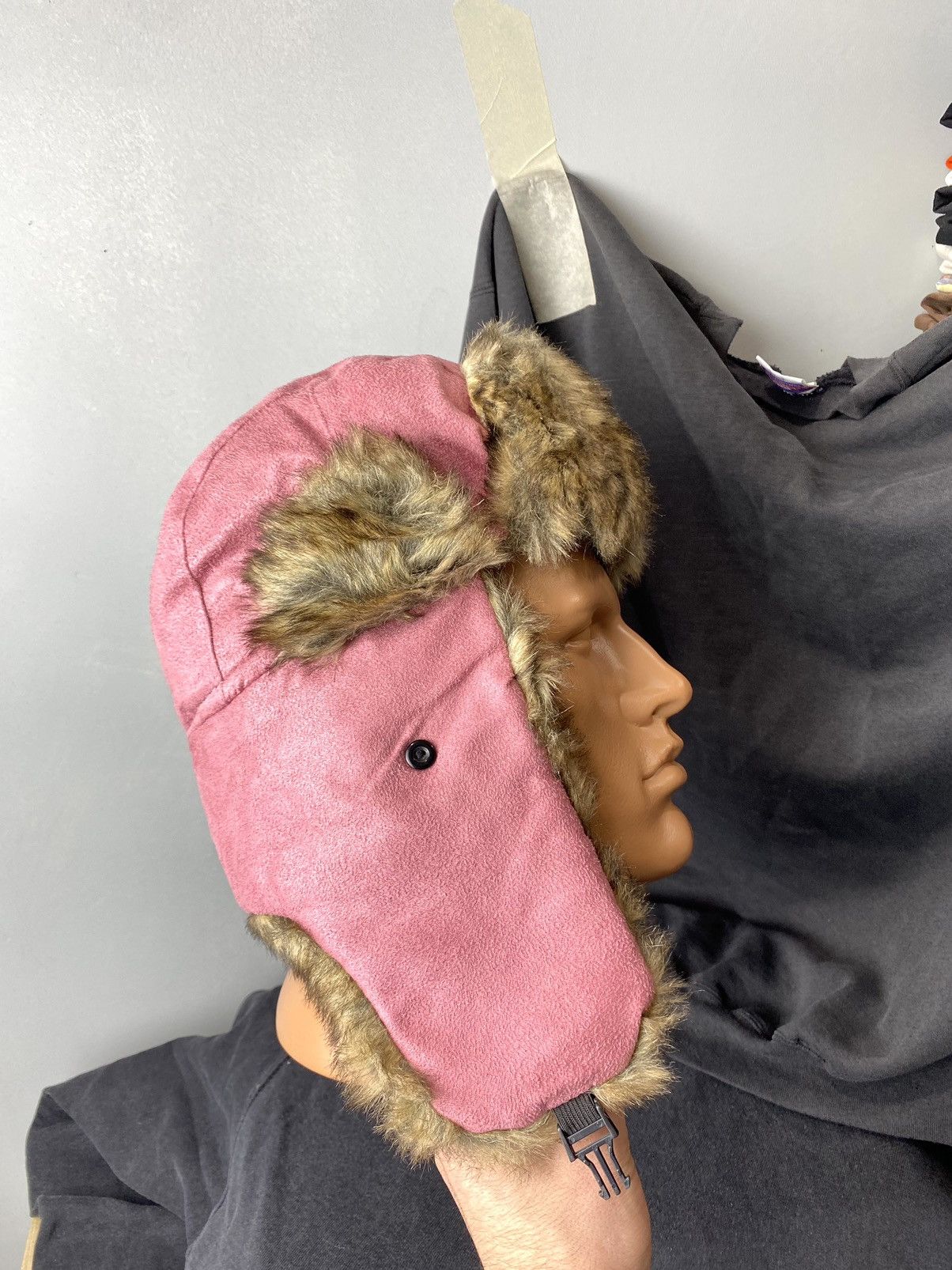 Vintage Vintage Alt Fuzzy Mohair Ushanka USSR Hat Balaclava Size ONE SIZE - 5 Thumbnail