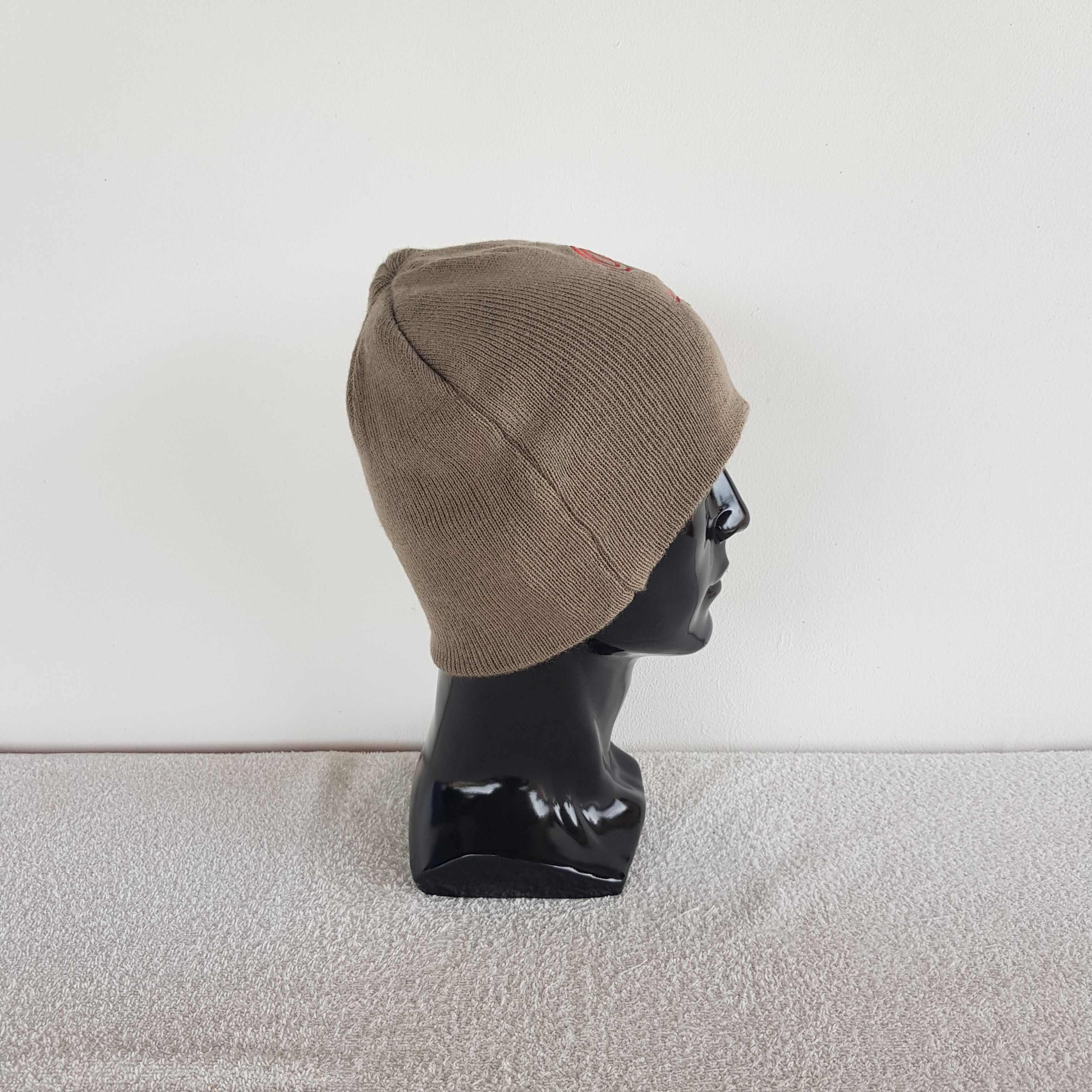 Japanese Brand Vintage Y2K Cherry Beanie Ribbed Knit Snow Caps Hats. Size ONE SIZE - 3 Thumbnail