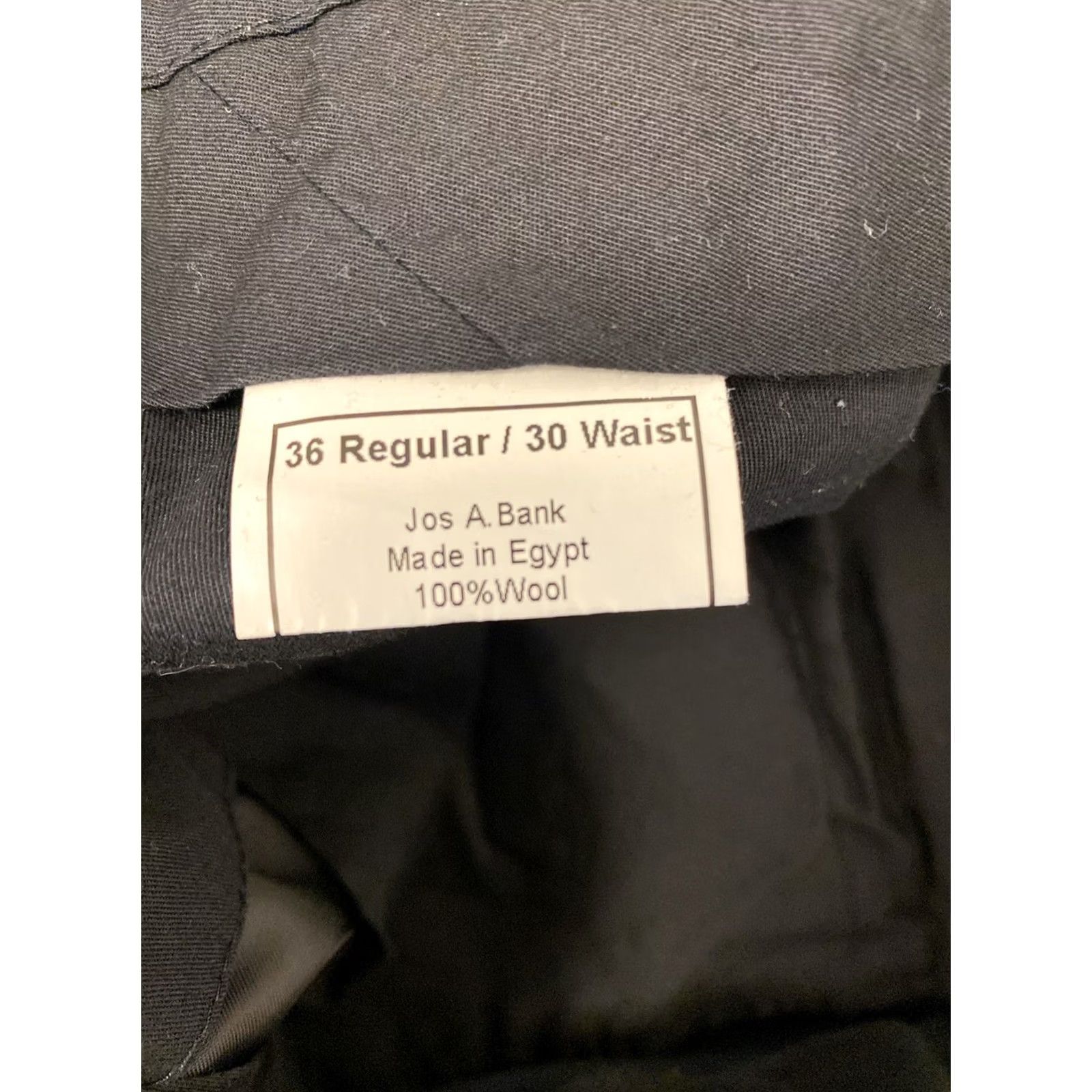 Jos. A. Bank Jos A Bank Dress Pants Men’s 32x31 Charcoal Wool Straight Leg Flat Front Adult Regular 32 in Pocket /0926 Size US 32 / EU 48 - 6 Thumbnail