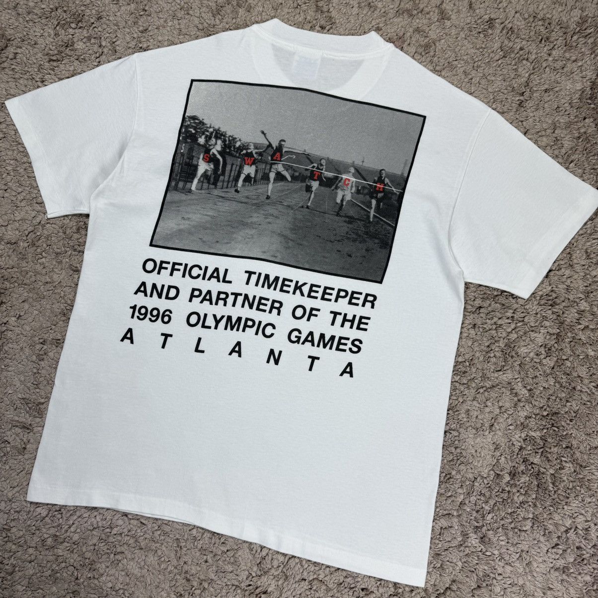 Swatch Vintage Swatch 1996 Atlanta Olympics T-shirt Size US L / EU 52-54 / 3 - 4 Thumbnail