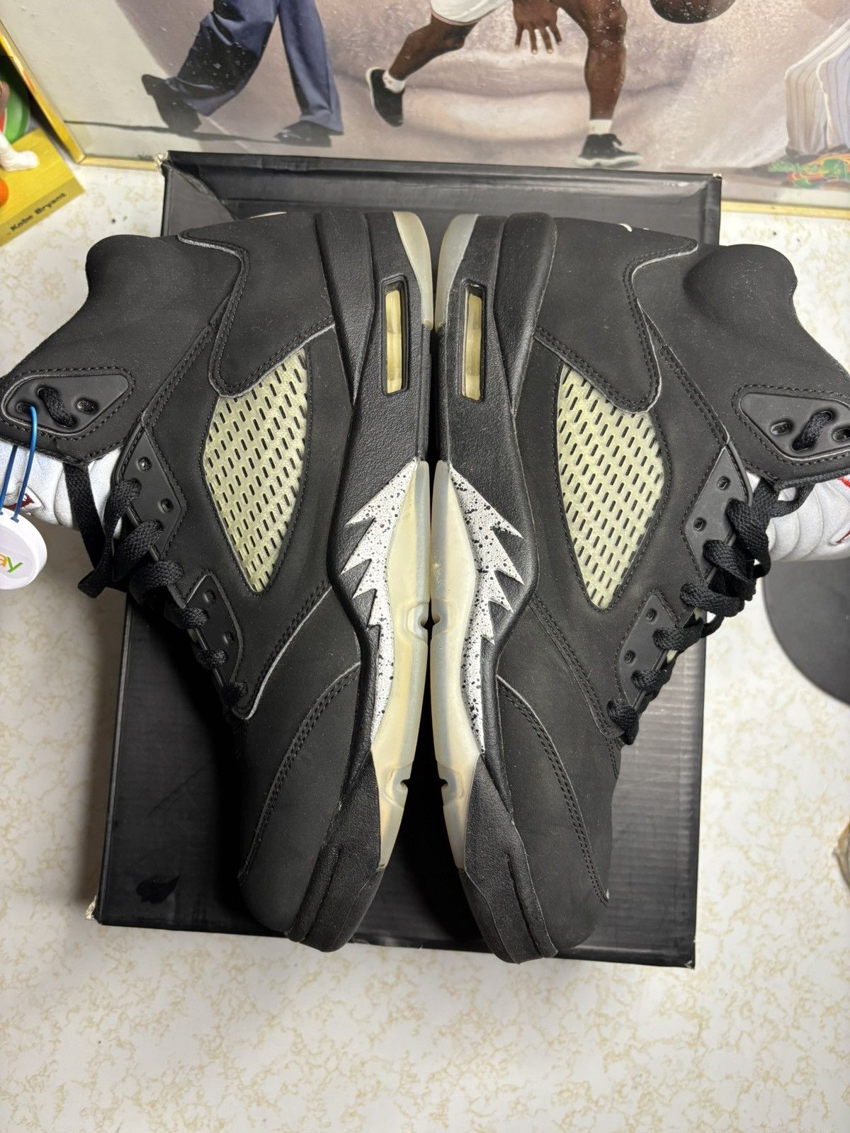 Jordan Brand Jordan Retro 5 “Black Metallic” Size US 10.5 / EU 43-44 - 4 Thumbnail