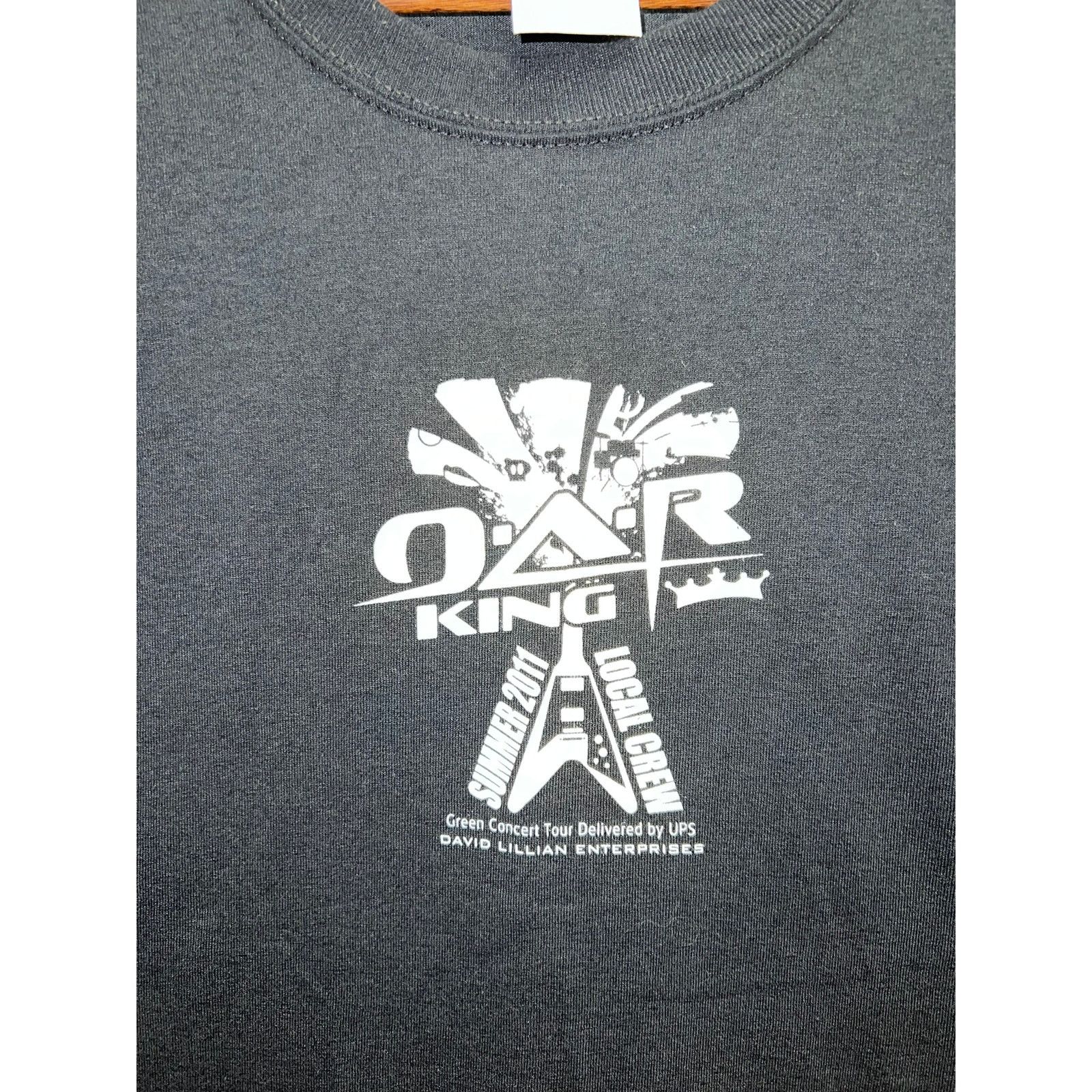 Jerzees 2011 O.A.R. Local Crew Summer Tour King Concert Shirt XL Size US XL / EU 56 / 4 - 2 Thumbnail