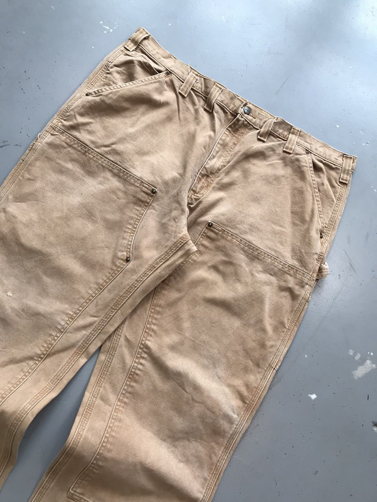 Vintage Carhartt b01 BRN double knee denim