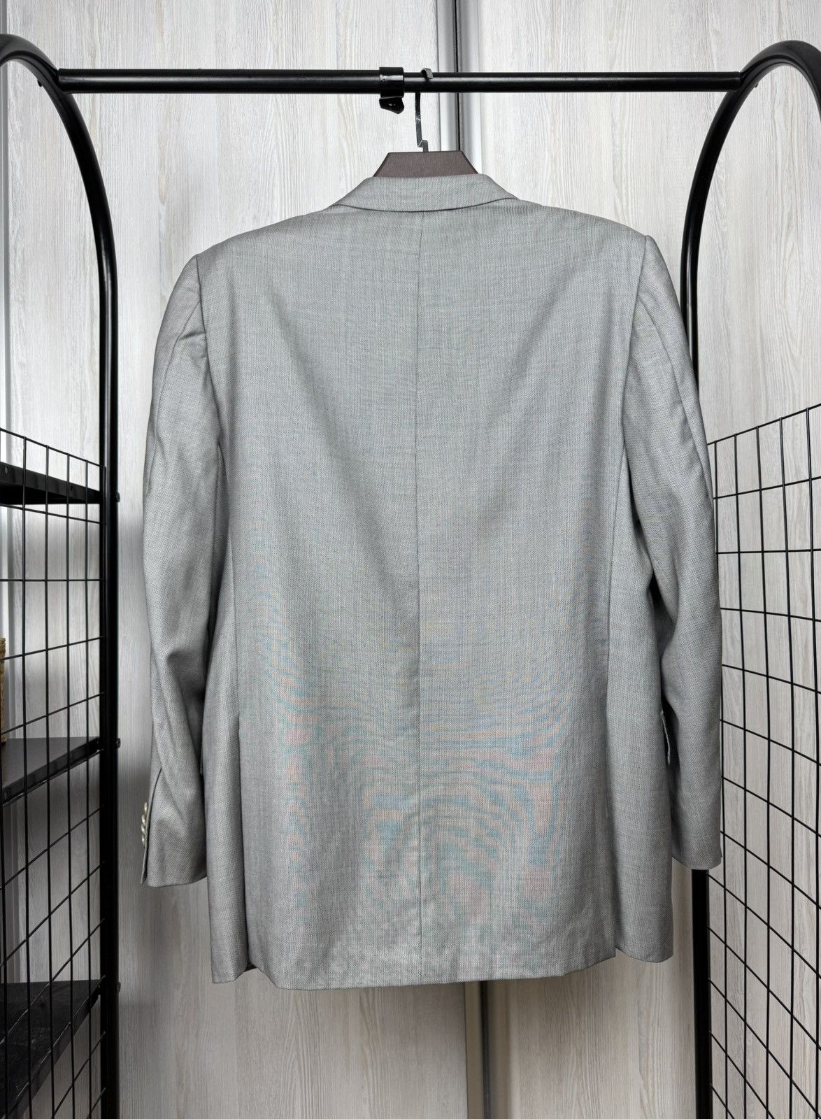Ermenegildo Zegna Ermenegildo Zegna Trofeo silk double breasted blazer coat Size 42R - 8 Thumbnail