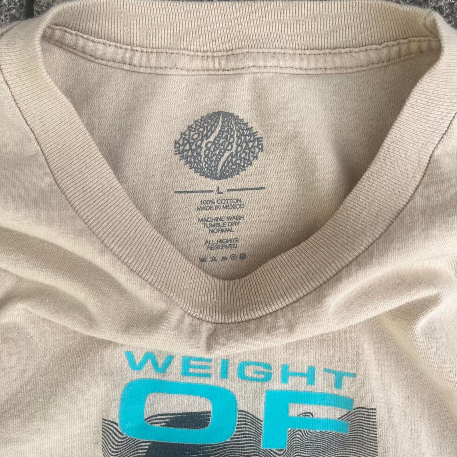 Zumiez Know bad Daze Weight Of The World Beige Short Sleeve T-Shirt Size US L / EU 52-54 / 3 - 3 Thumbnail