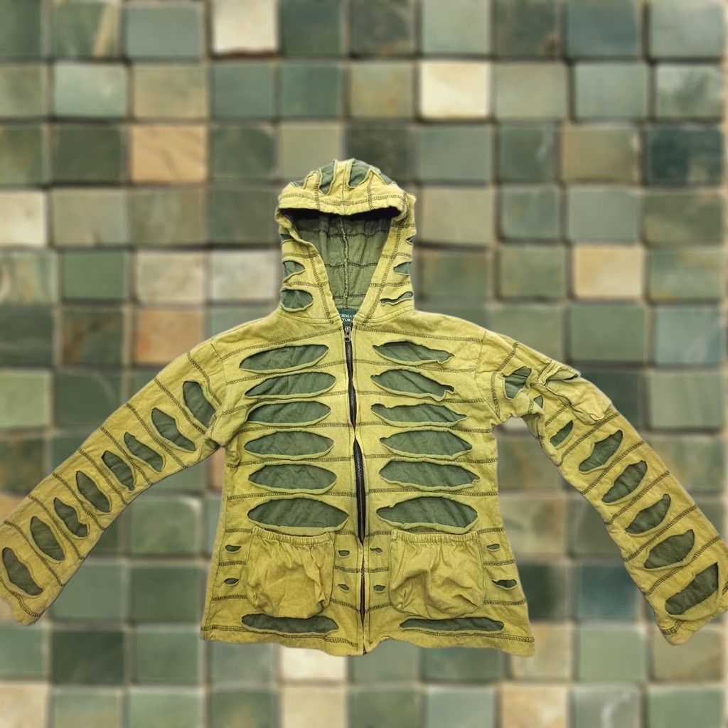 Kathmandu Kathmandu Imports Full Zip Hoodie Womens Medium Green Solid Pattern Vintage: No Slashed Pixie Festival Outdoor 90s Size M / US 6-8 / IT 42-44 - 1 Thumbnail