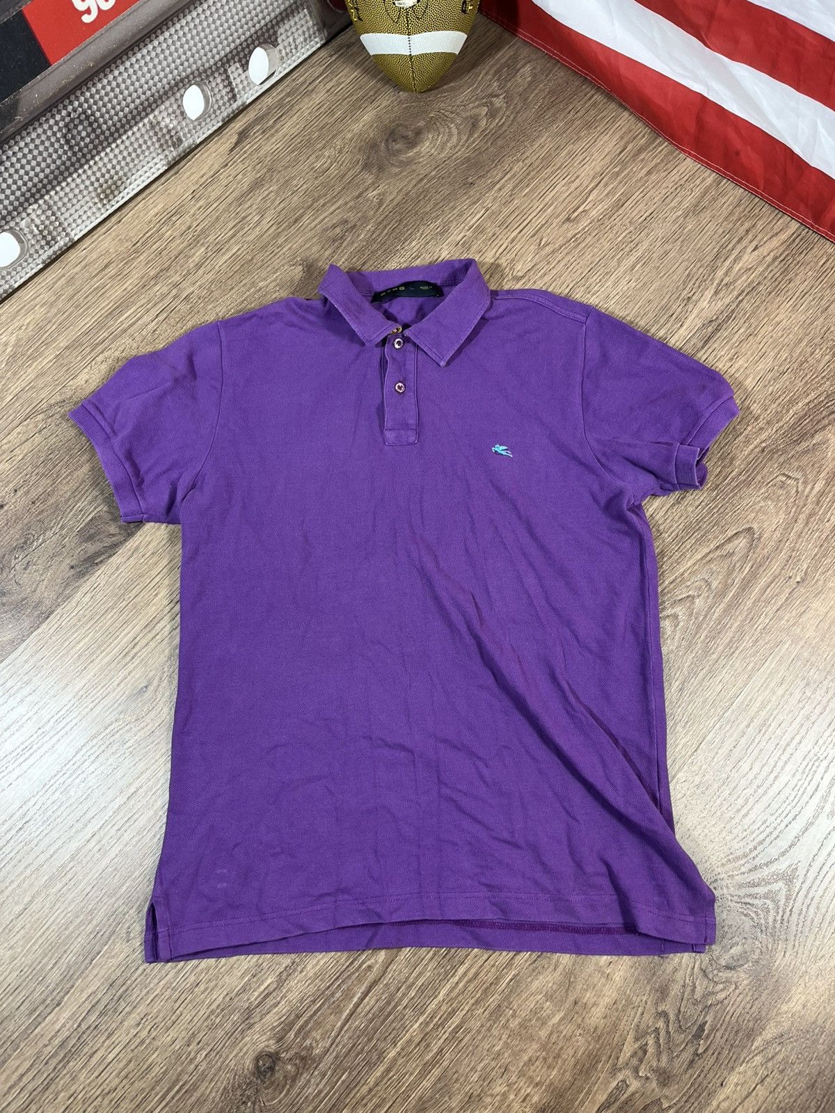 Other Etro Polo Luxury T Shirt Size US L / EU 52-54 / 3 - 1 Thumbnail