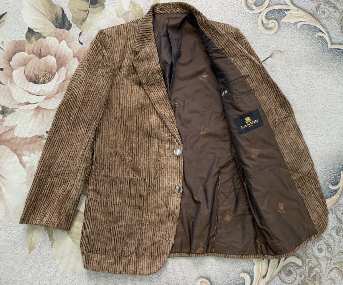 Lanvin Lanvin Paris Curduroi Style Jacket Coat Size US S / EU 44-46 / 1 - 9 Thumbnail