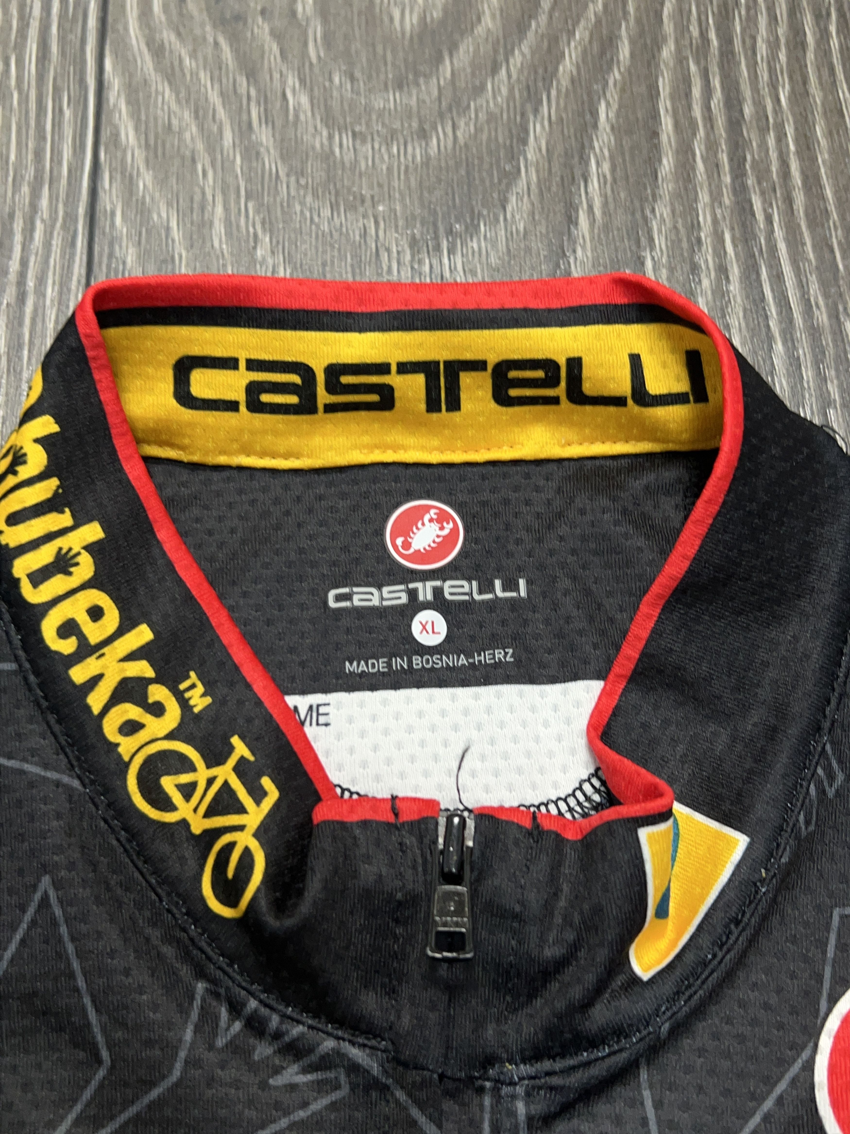 Other Mens Castelli MTN Qhubeka 2014 Cycling Shirt Jersey Full ZIp Size US S / EU 44-46 / 1 - 3 Thumbnail