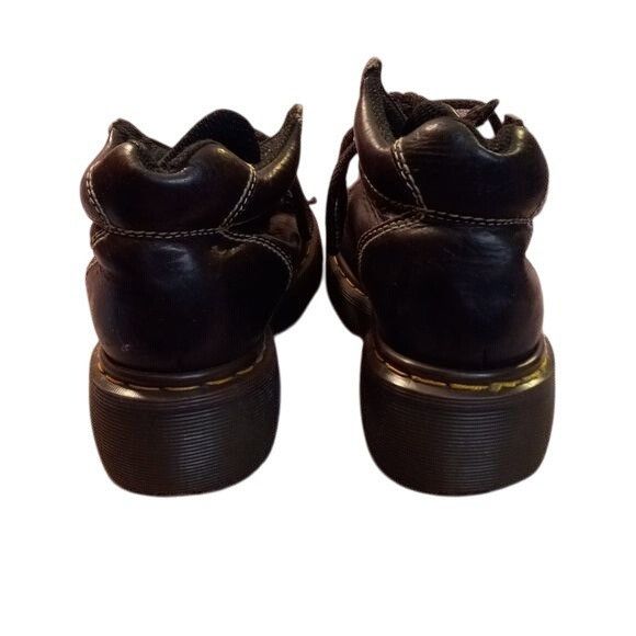 Dr. Martens Dr. Martens UK 7 US 9 Brown Leather Lace-Up Ankle Boots 8542 Size US 9 / IT 39 - 3 Thumbnail
