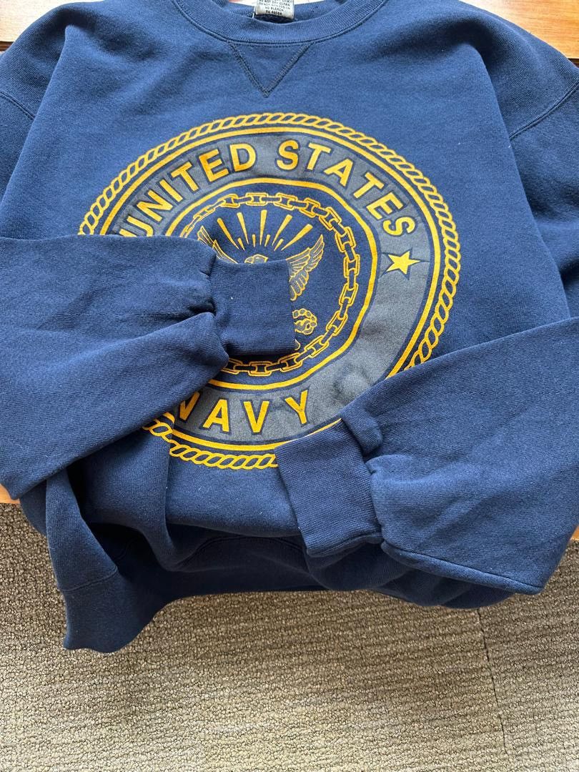 Soffe UNITED STATE NAVY REFLECTIVE LOGO SWEATSHIRT Size US M / EU 48-50 / 2 - 4 Thumbnail