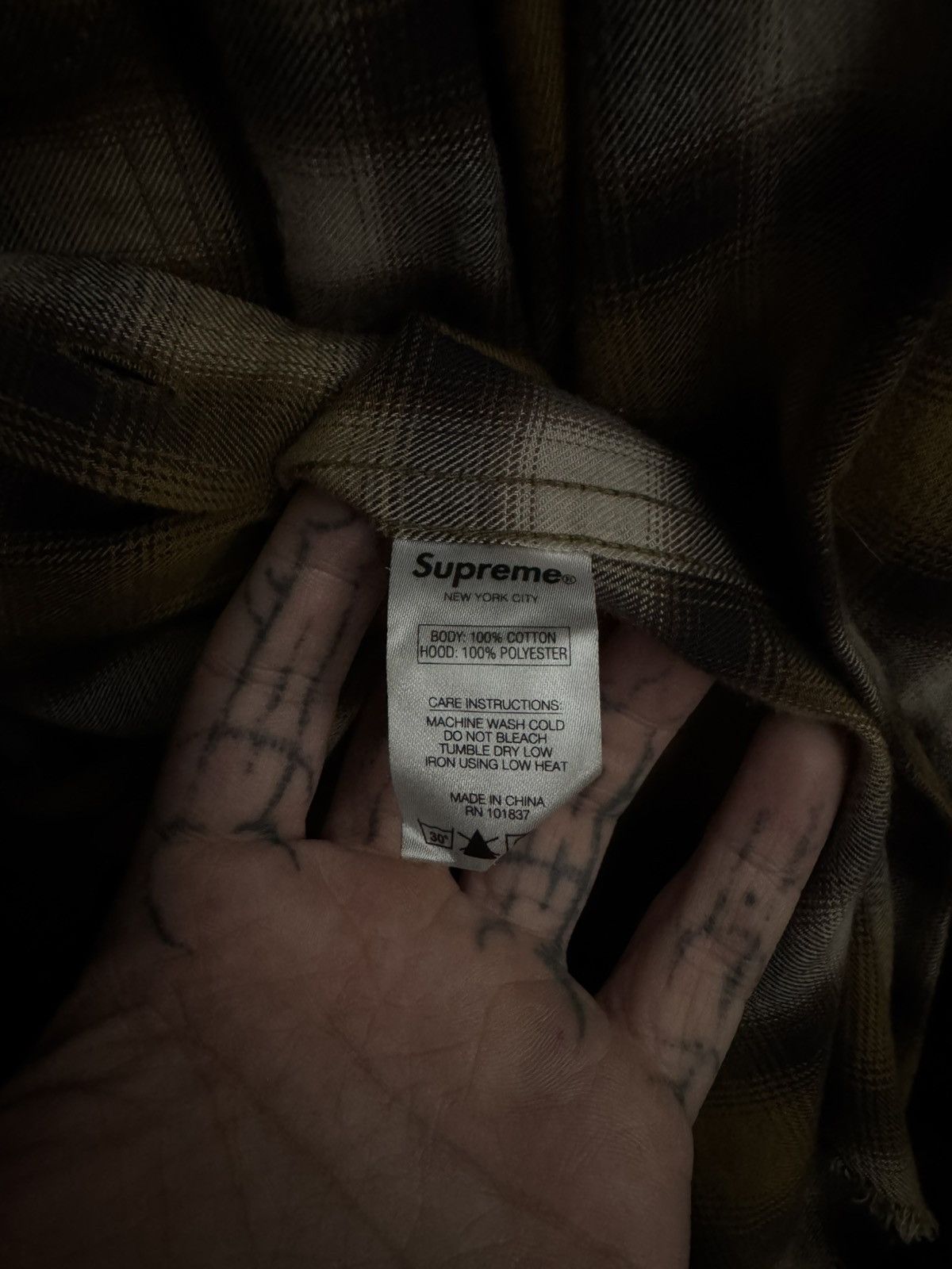 Supreme × Undercover Supreme Undercover Bear Flannel Size US M / EU 48-50 / 2 - 5 Thumbnail