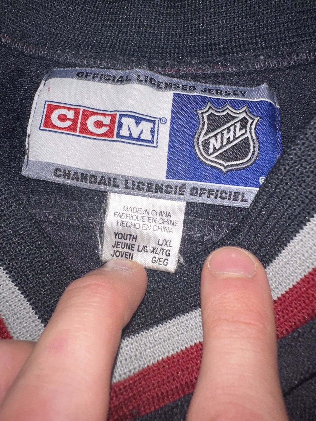 NHL Vtg nhl roberto luongo vancouver canucks jersey size YL/XL Size US XXS / EU 40 - 4 Thumbnail